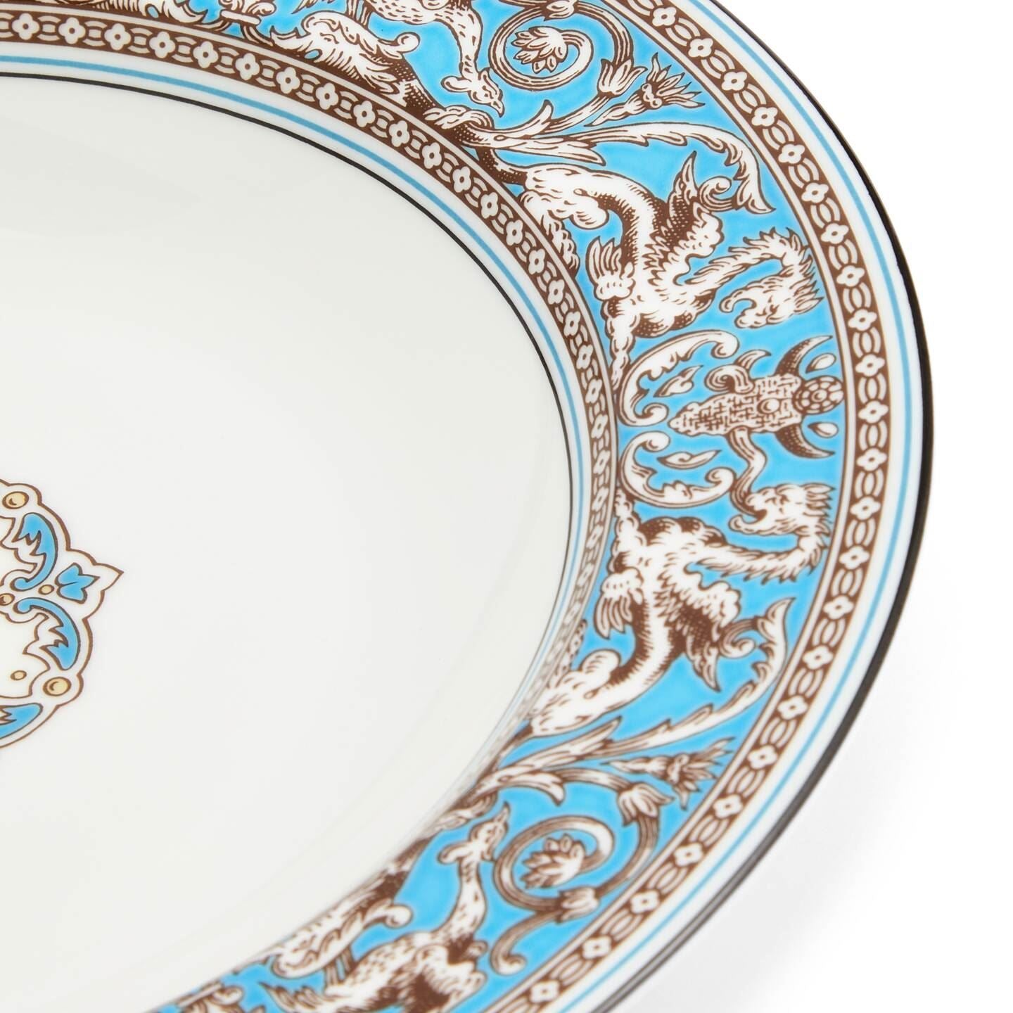 Florentine Turquoise Soup Plate