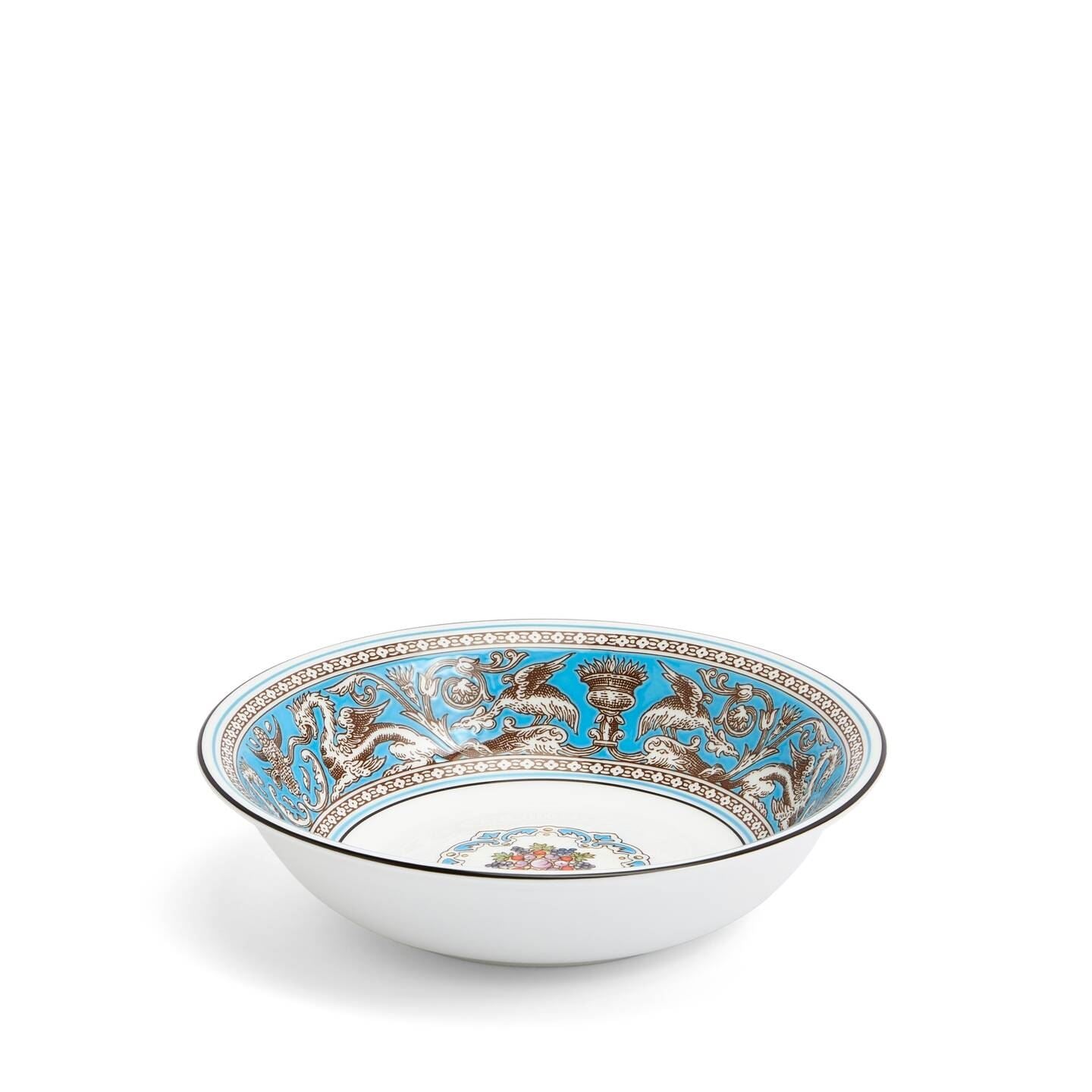 Florentine Turquoise Cereal Bowl Small