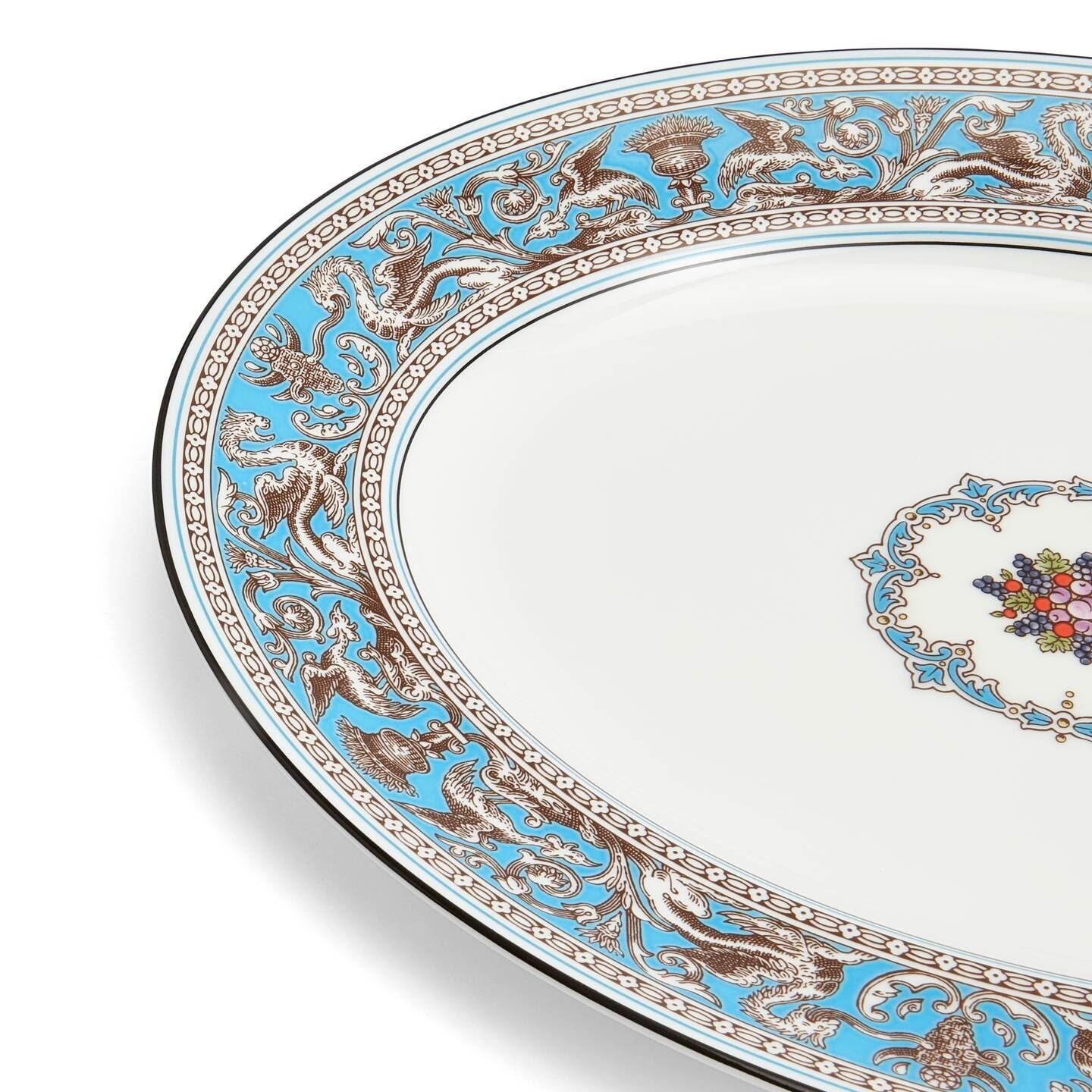 Florentine Turquoise Oval Dish | Wedgwood