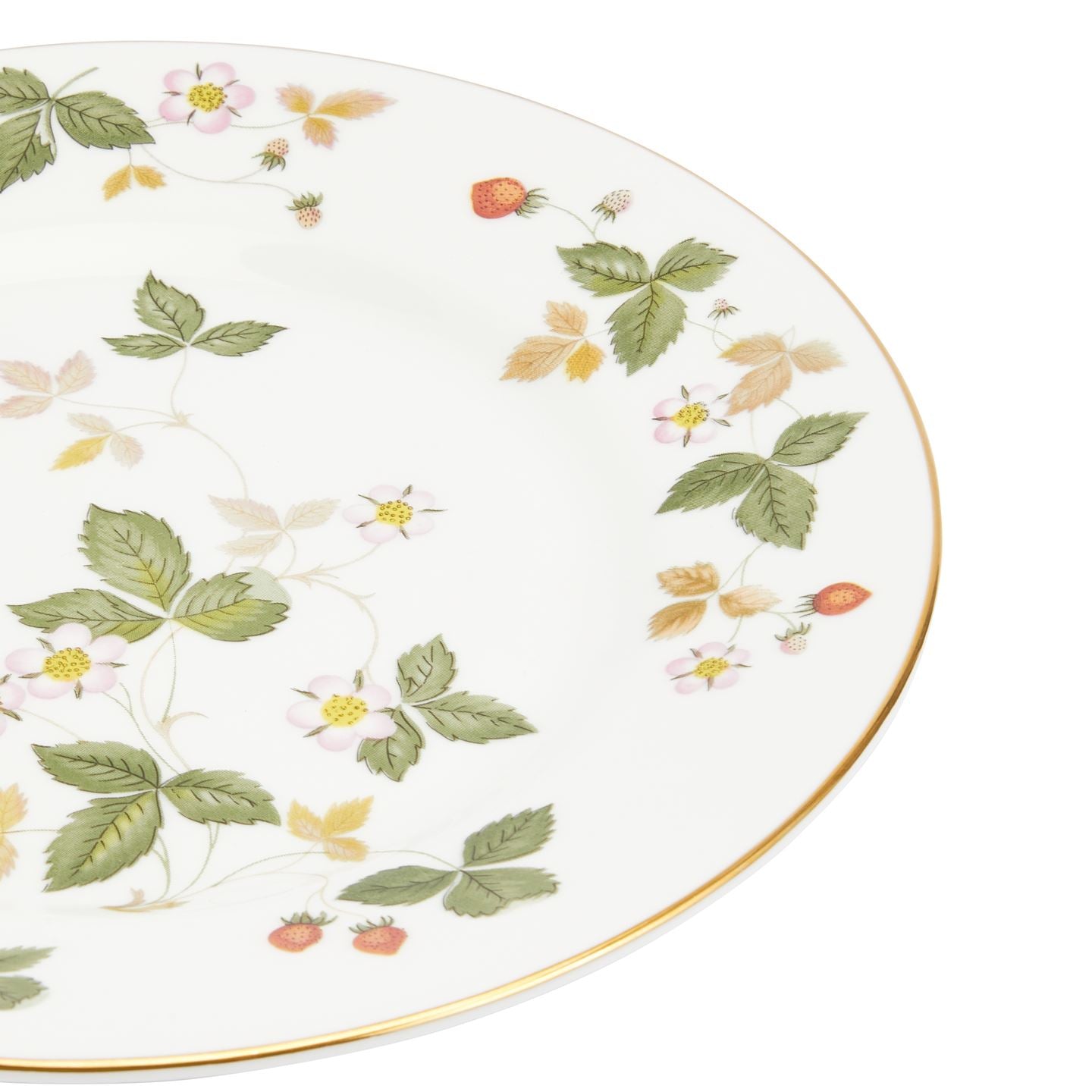 Wild Strawberry Gold Bread and Butter Plate | Wedgwood