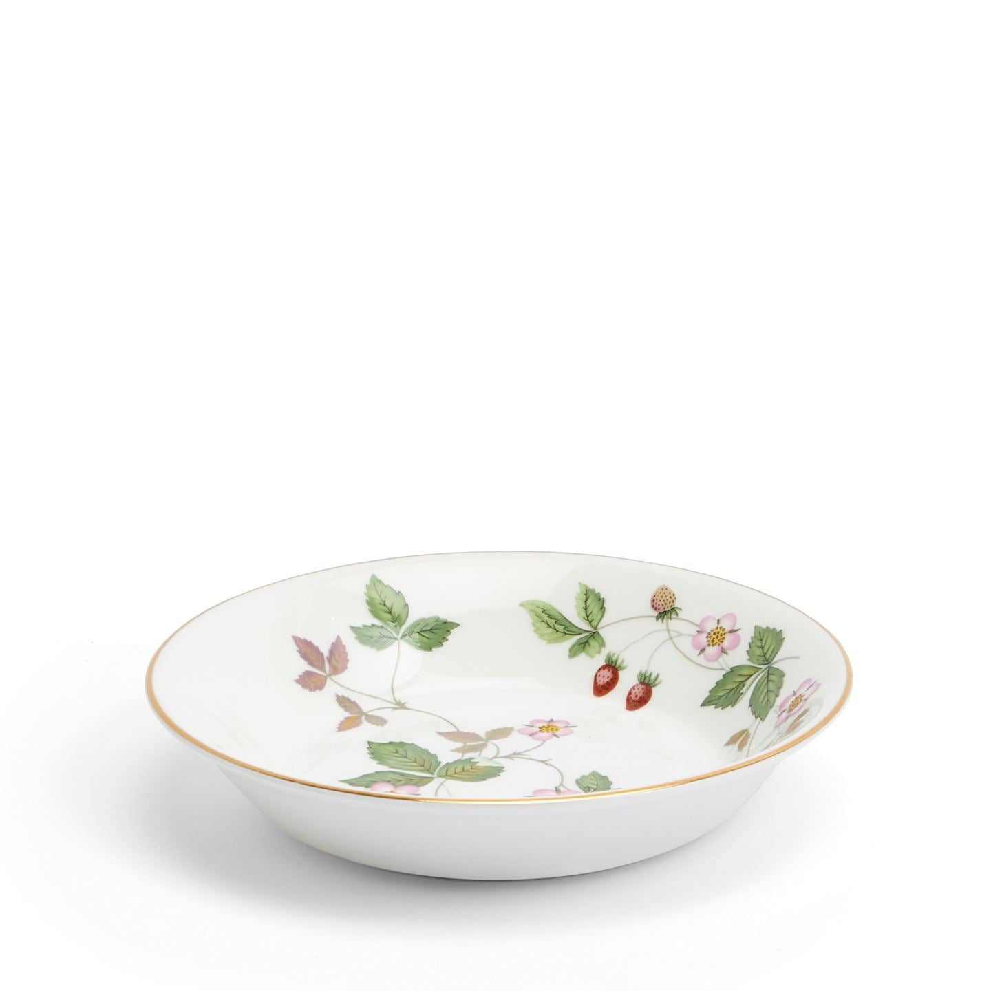 Wild Strawberry Gold Fruit Saucer
