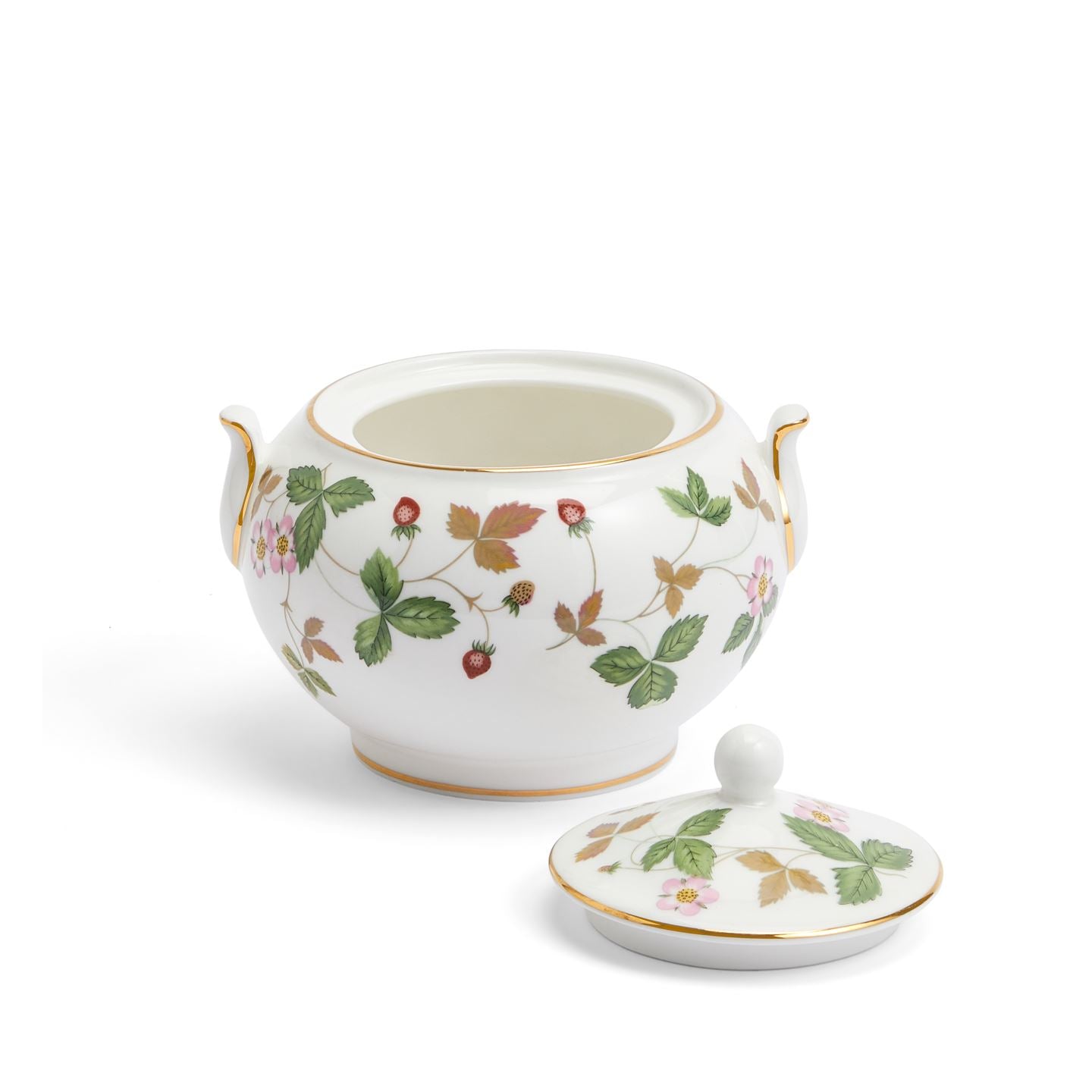 Wild Strawberry Gold Sugar Box | Wedgwood