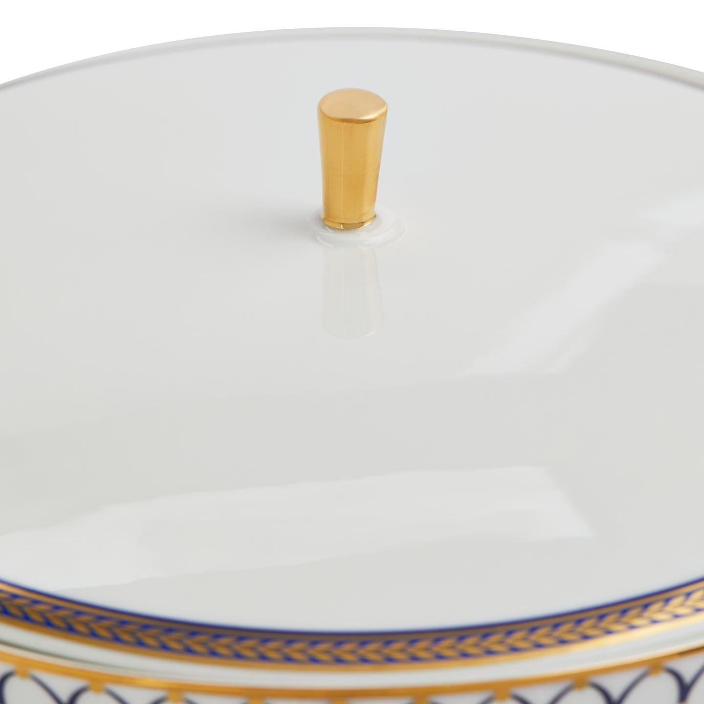 Renaissance Gold Covered Vegetable Dish