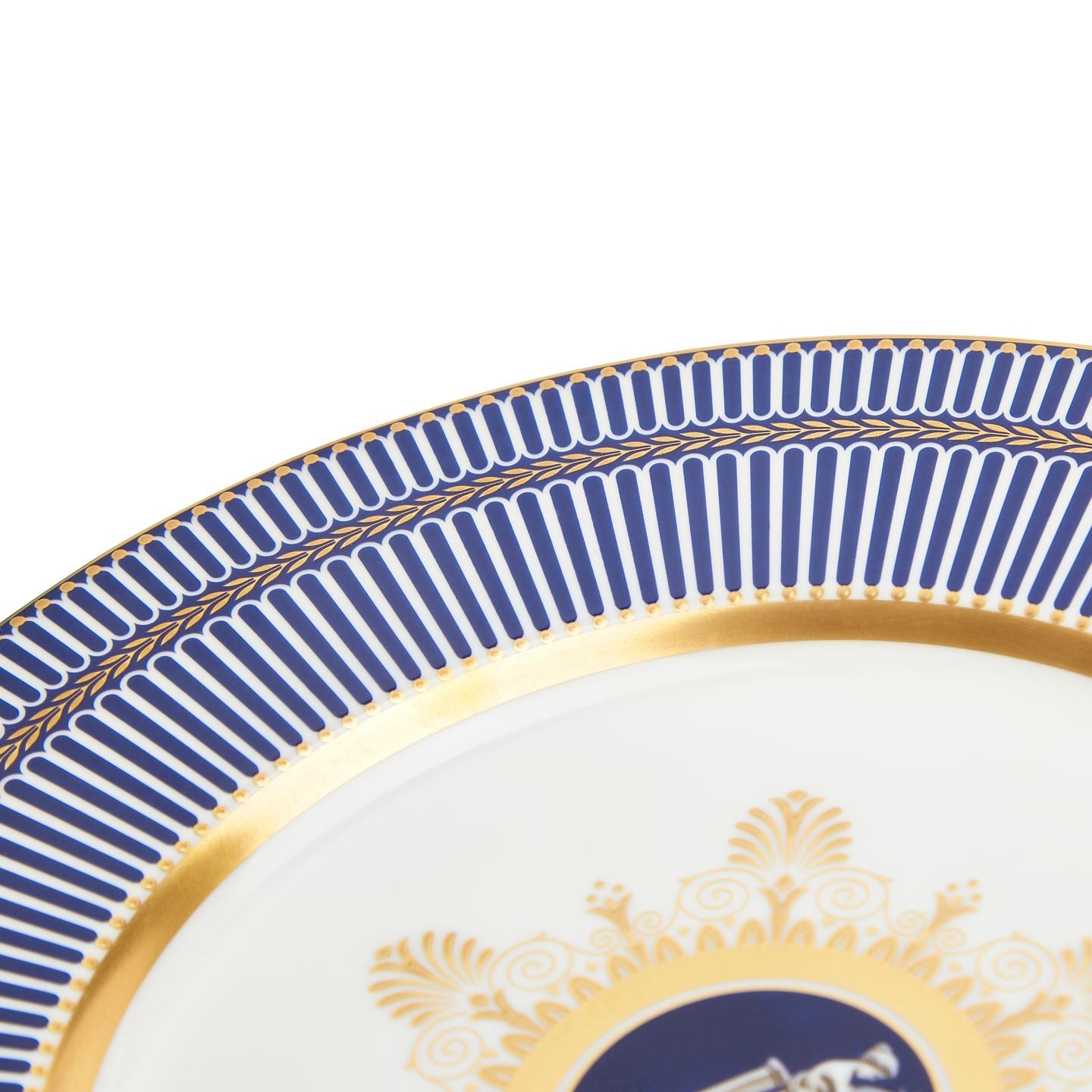 Anthemion Blue Large Side Plate | Wedgwood