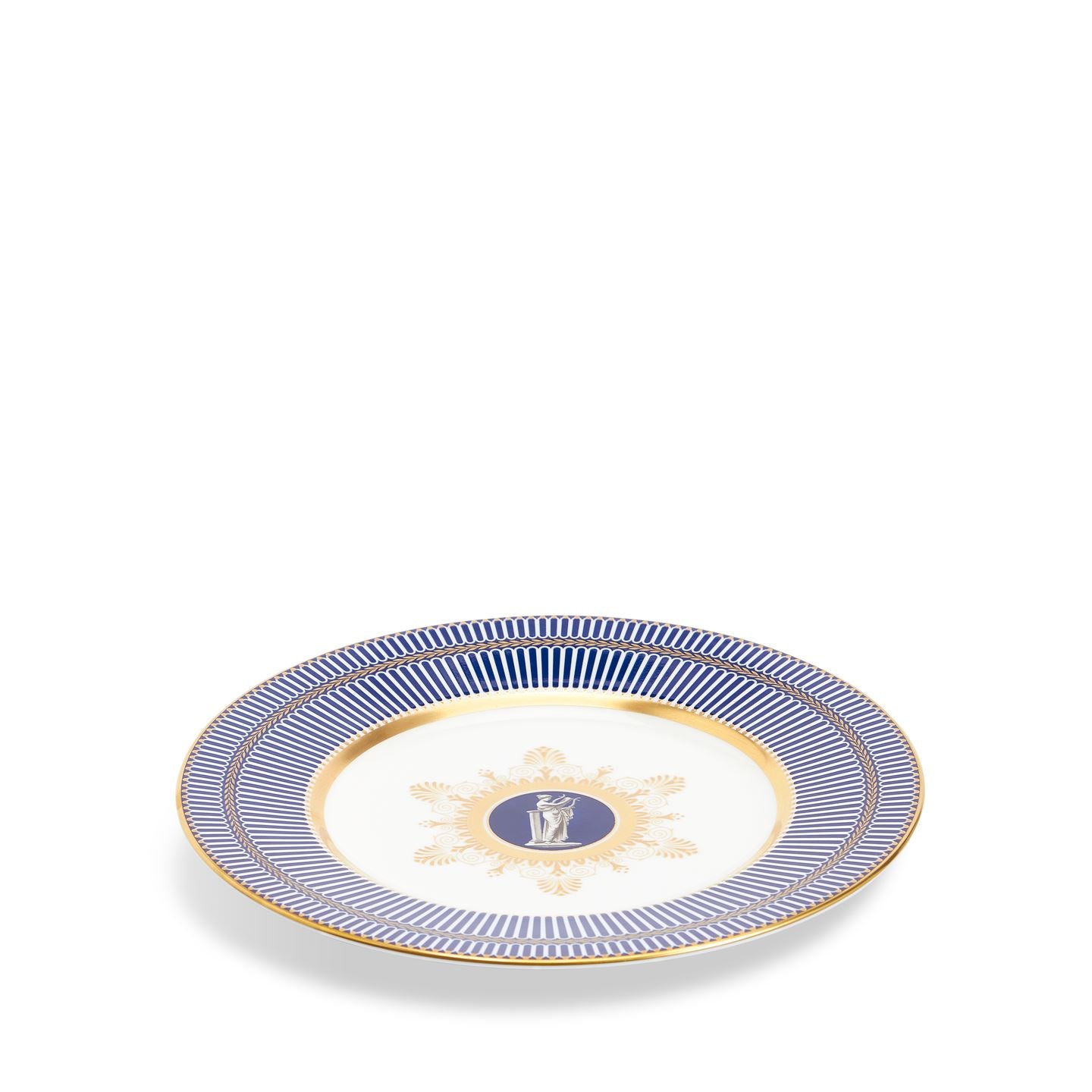 Anthemion Blue Large Side Plate | Wedgwood