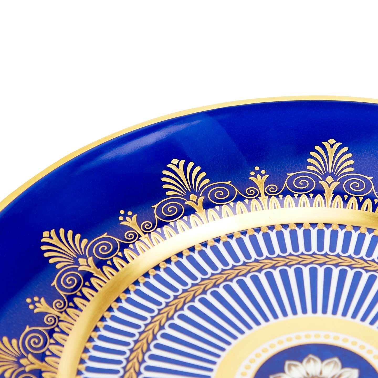 Anthemion Blue Salad Plate | Wedgwood