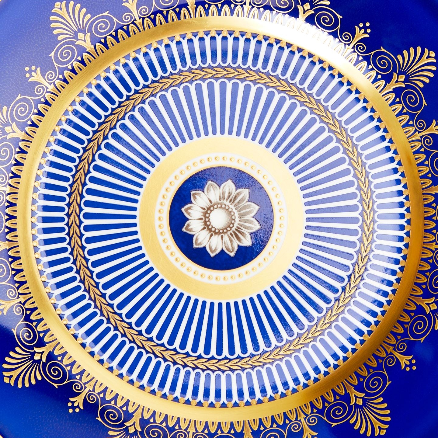 Anthemion Blue Salad Plate