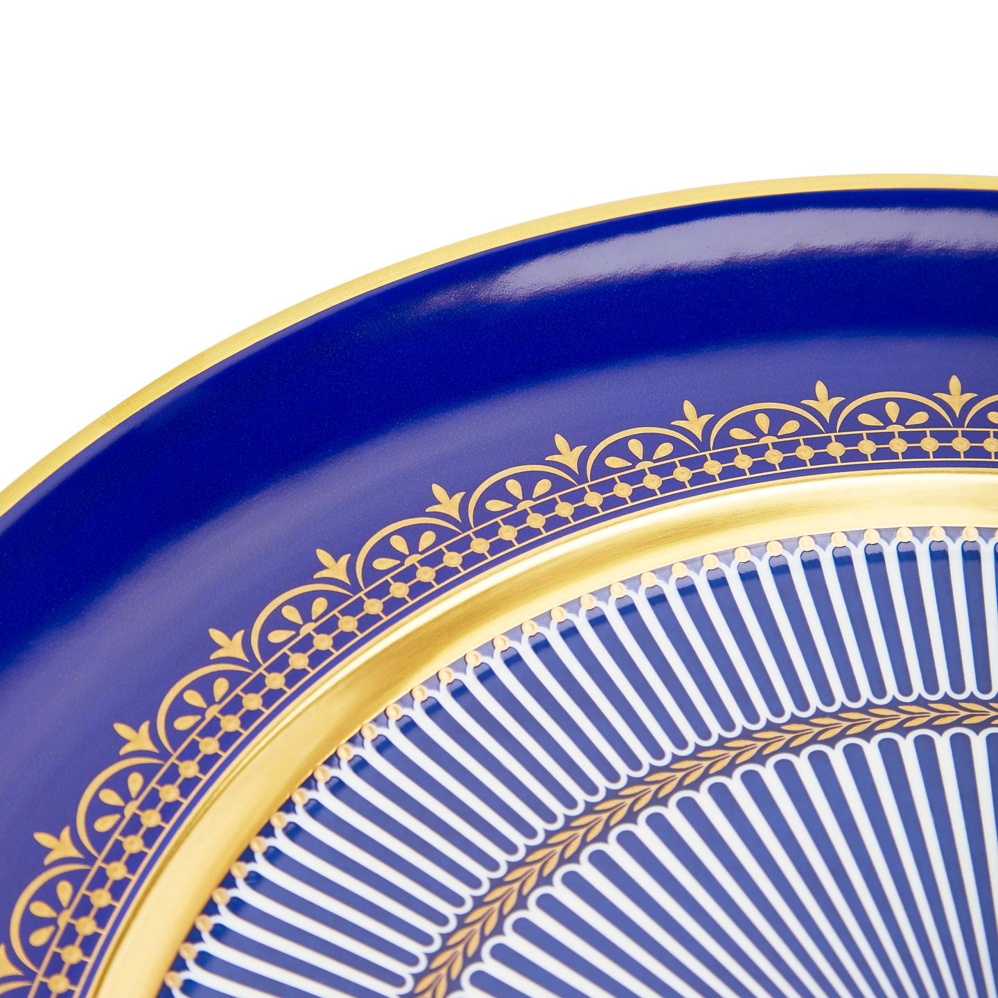Anthemion Blue Charger Plate | Wedgwood