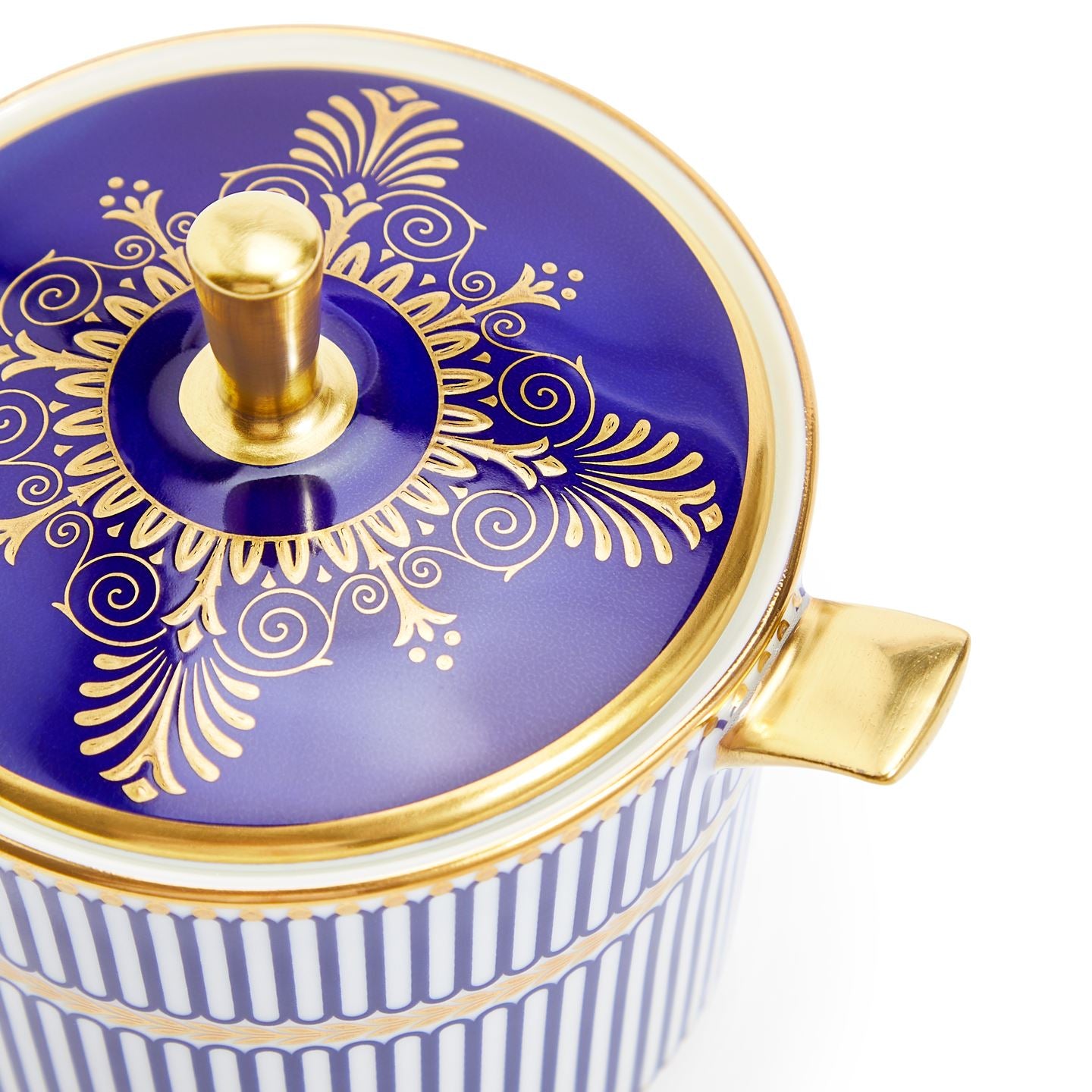 Anthemion Blue Sugar Box | Wedgwood