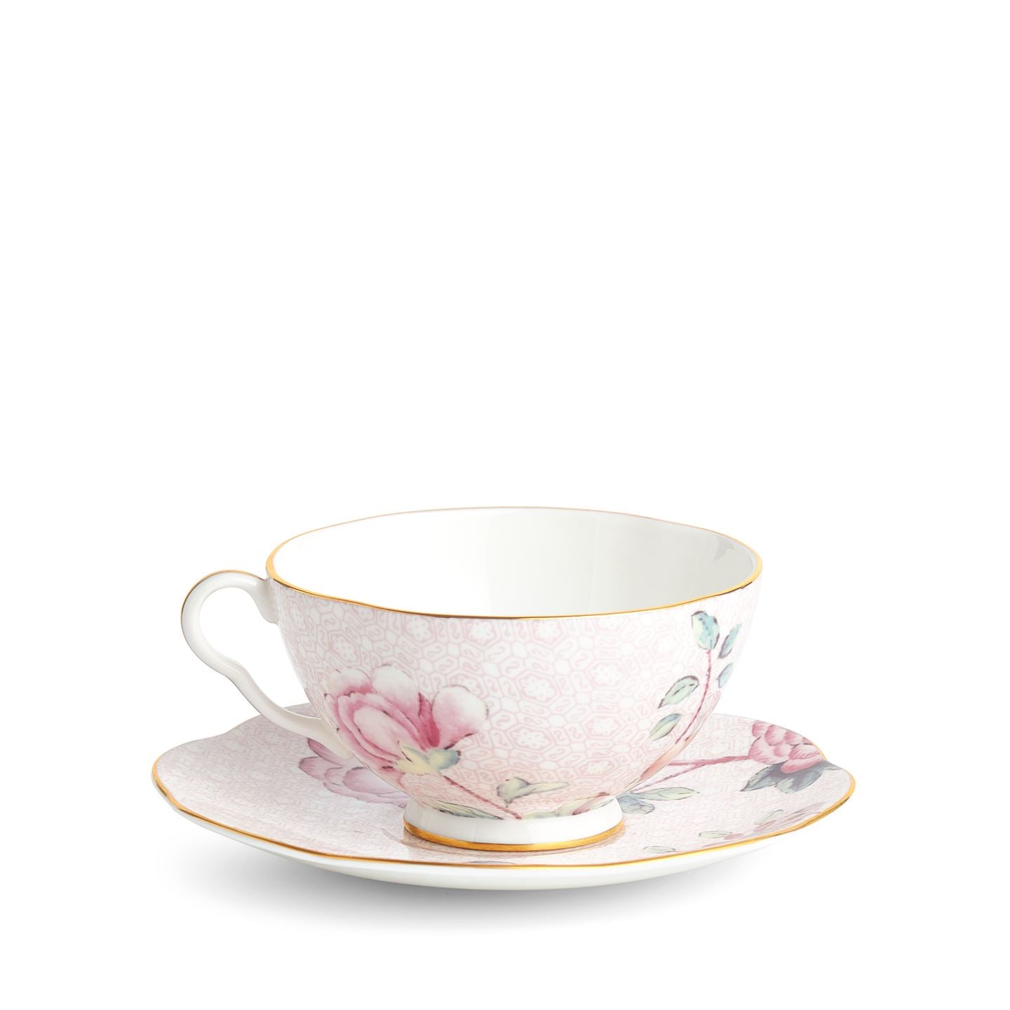 Cuckoo Pink Teacup and Saucer | Wedgwood