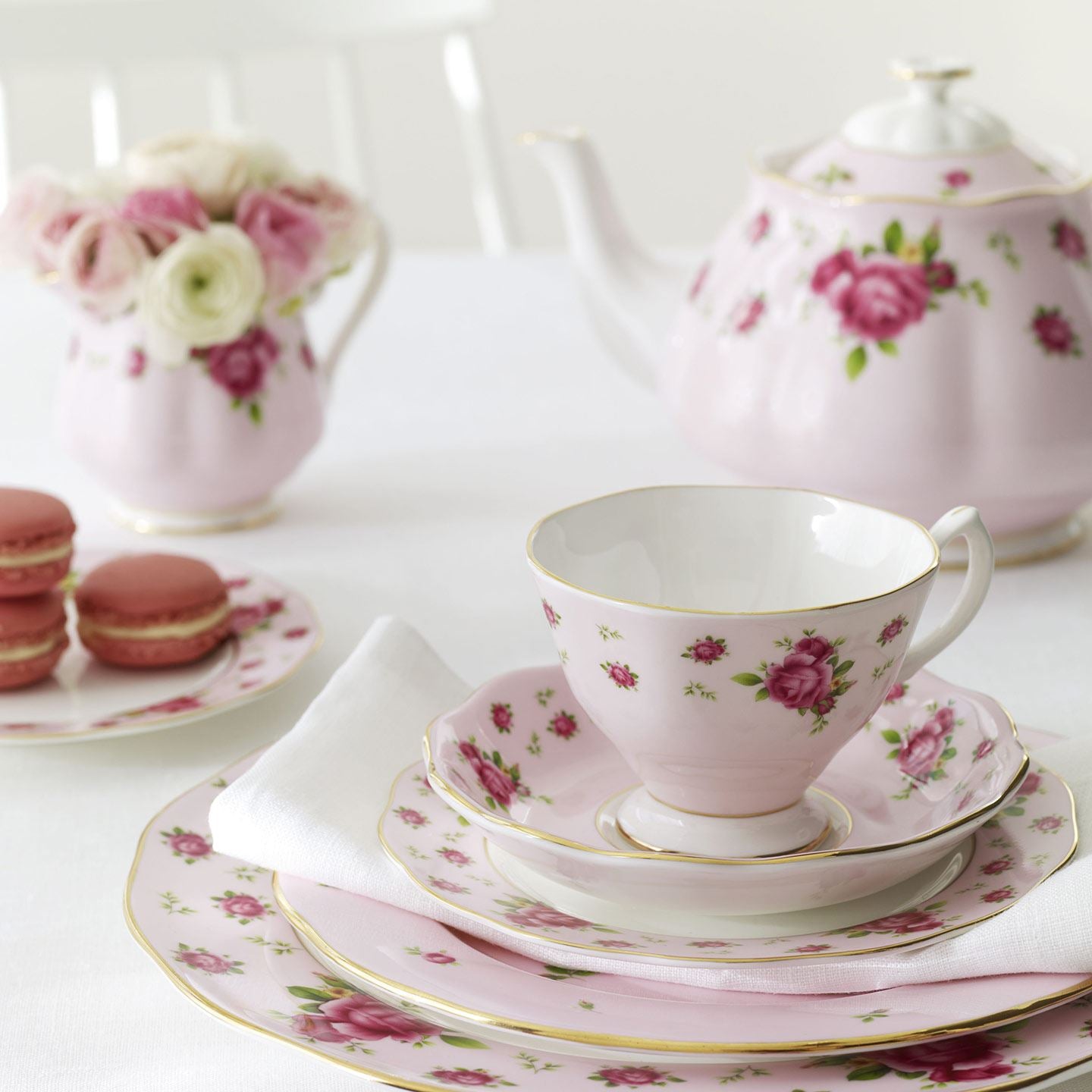 Royal Albert New Country Roses Pink 3 Piece Set