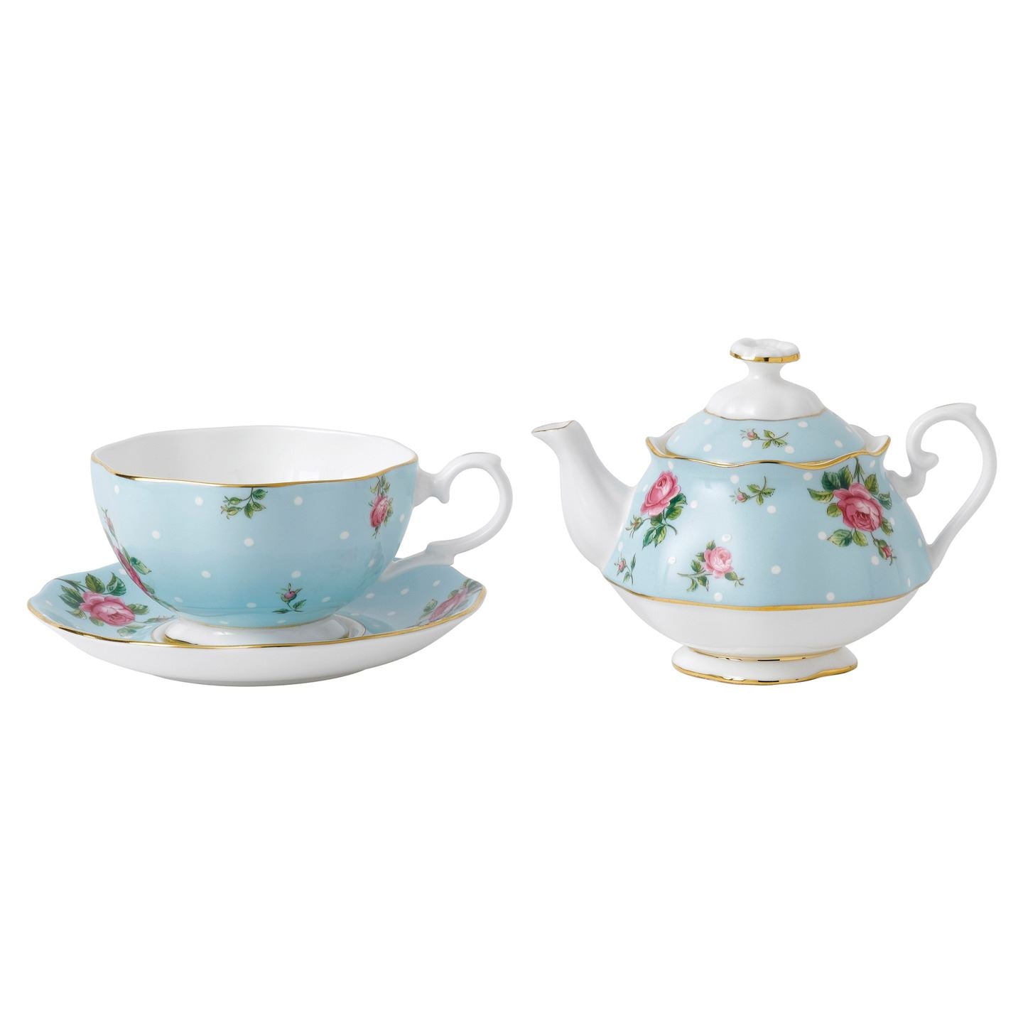 Royal Albert Polka Blue Tea for One