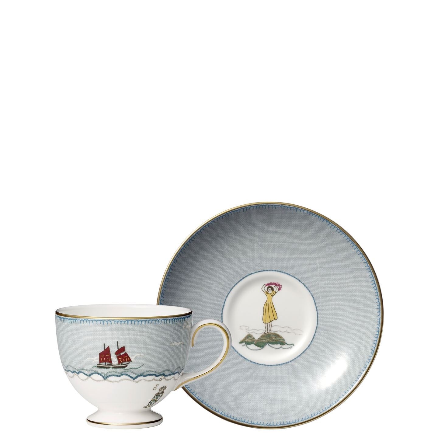 Sailor's Farewell Tea Cup and Saucer