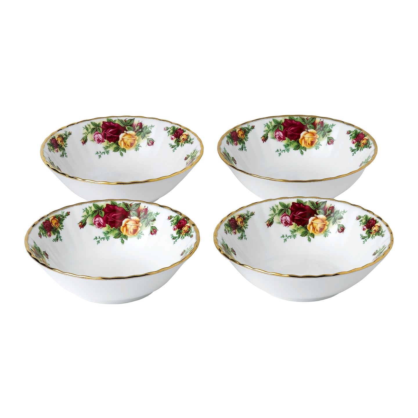 Royal Albert Old Country Roses Bowls , Set of 4 | Wedgwood