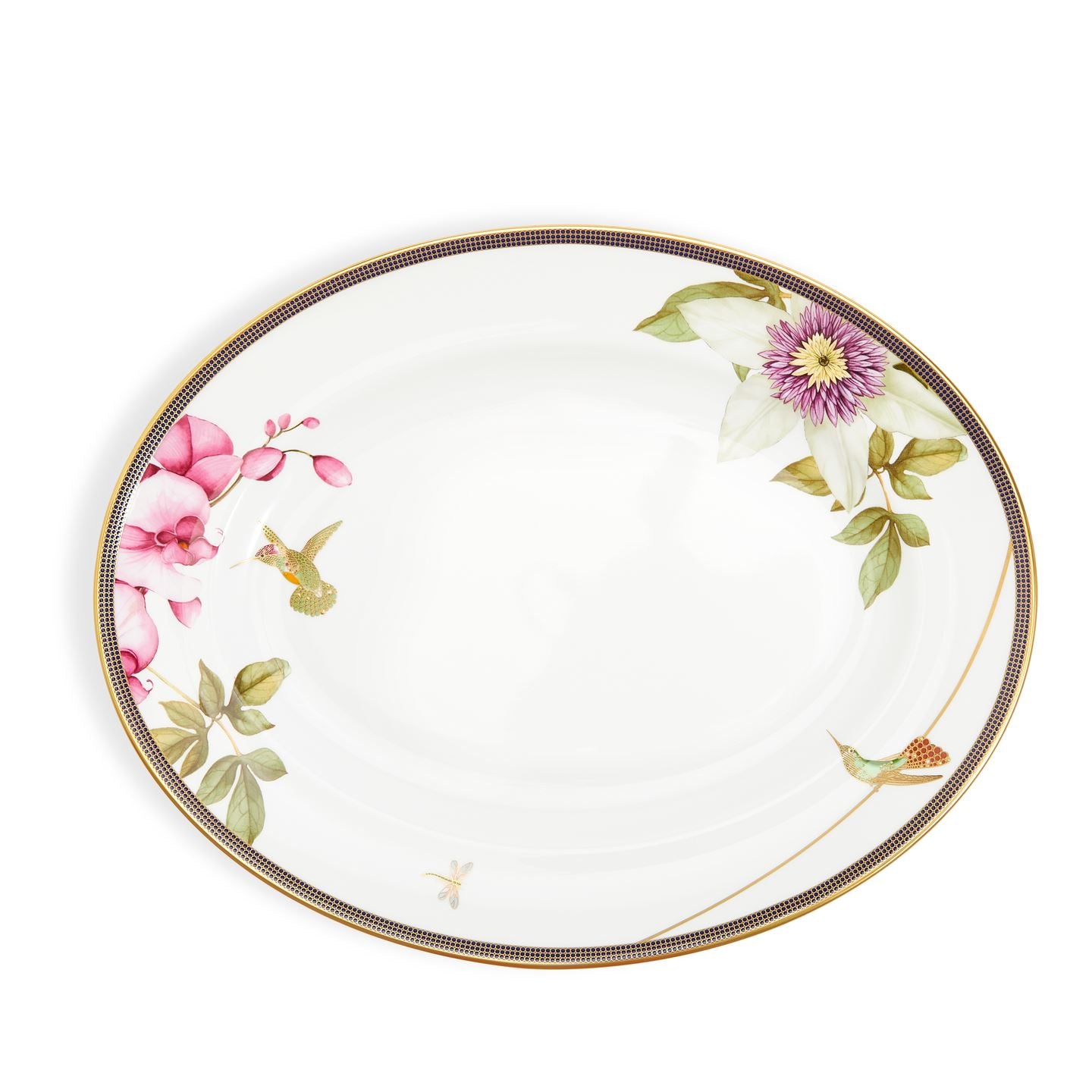 Hummingbird Oval Platter