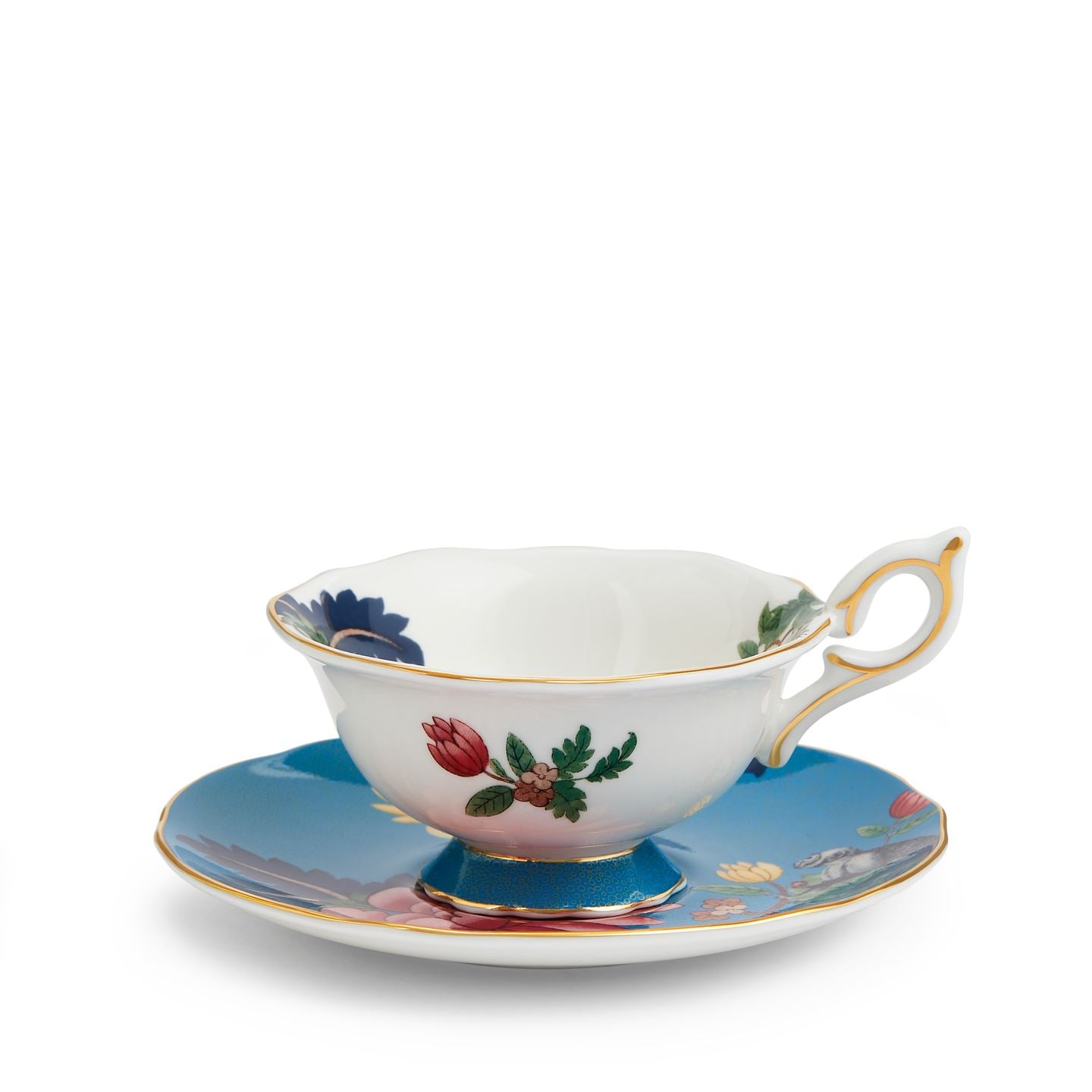 Wonderlust Sapphire Garden Teacup & Saucer | Wedgwood