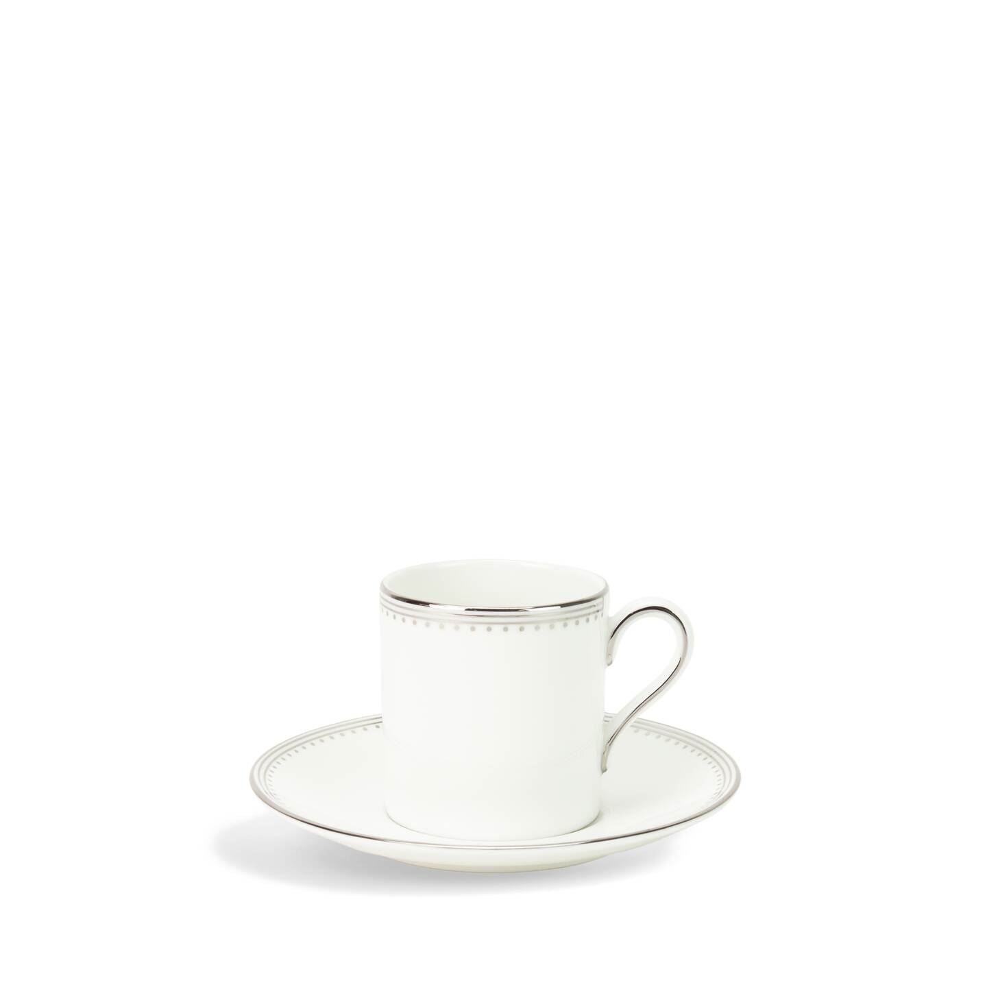 Vera Wang Grosgrain Coffee Cup & Saucer
