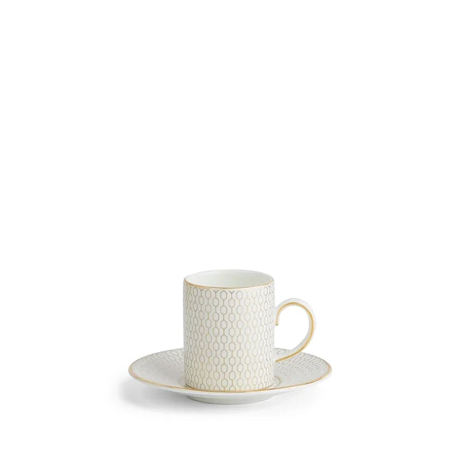 Gio Gold Coffee Cup & Saucer