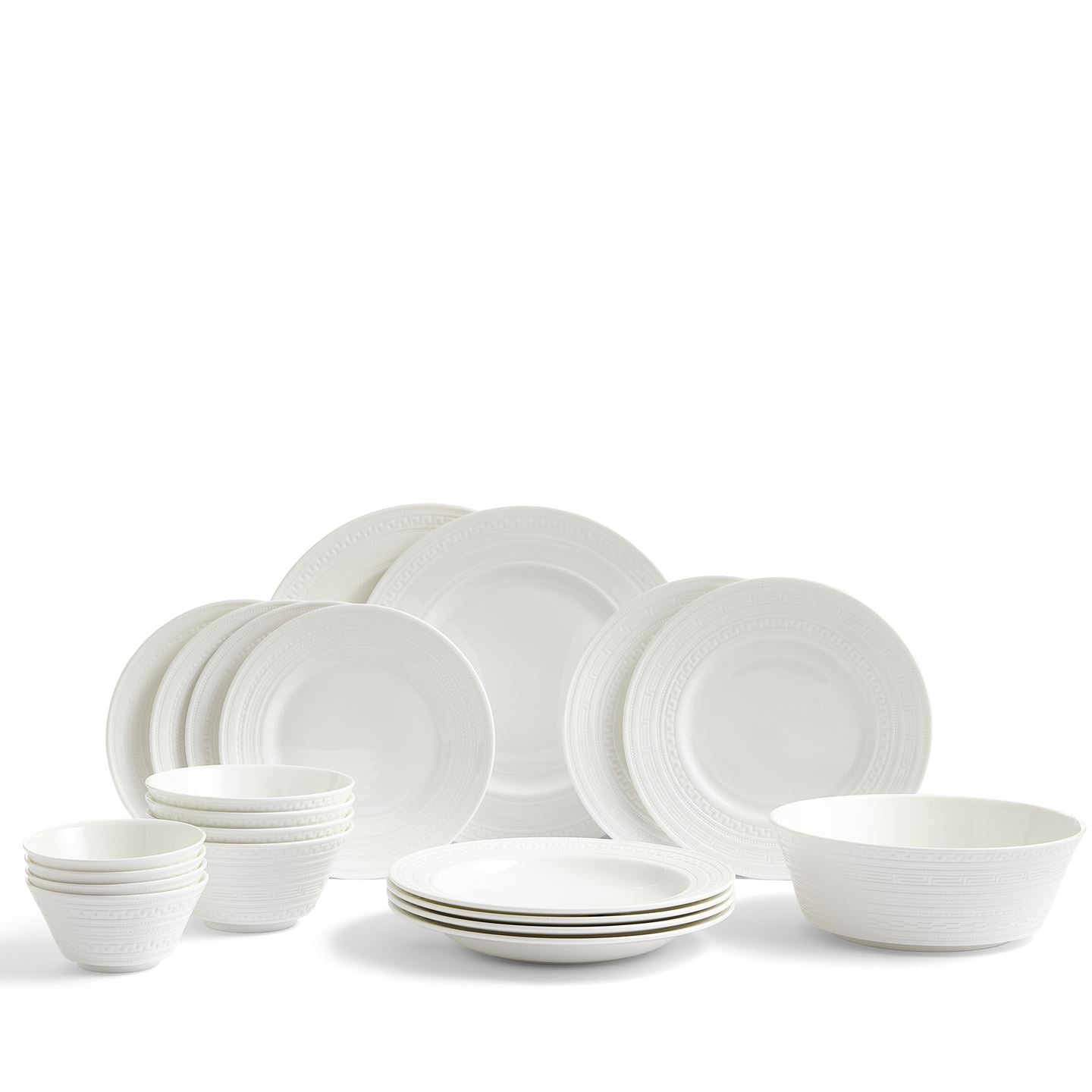 Intaglio 21 Piece Dinner Set