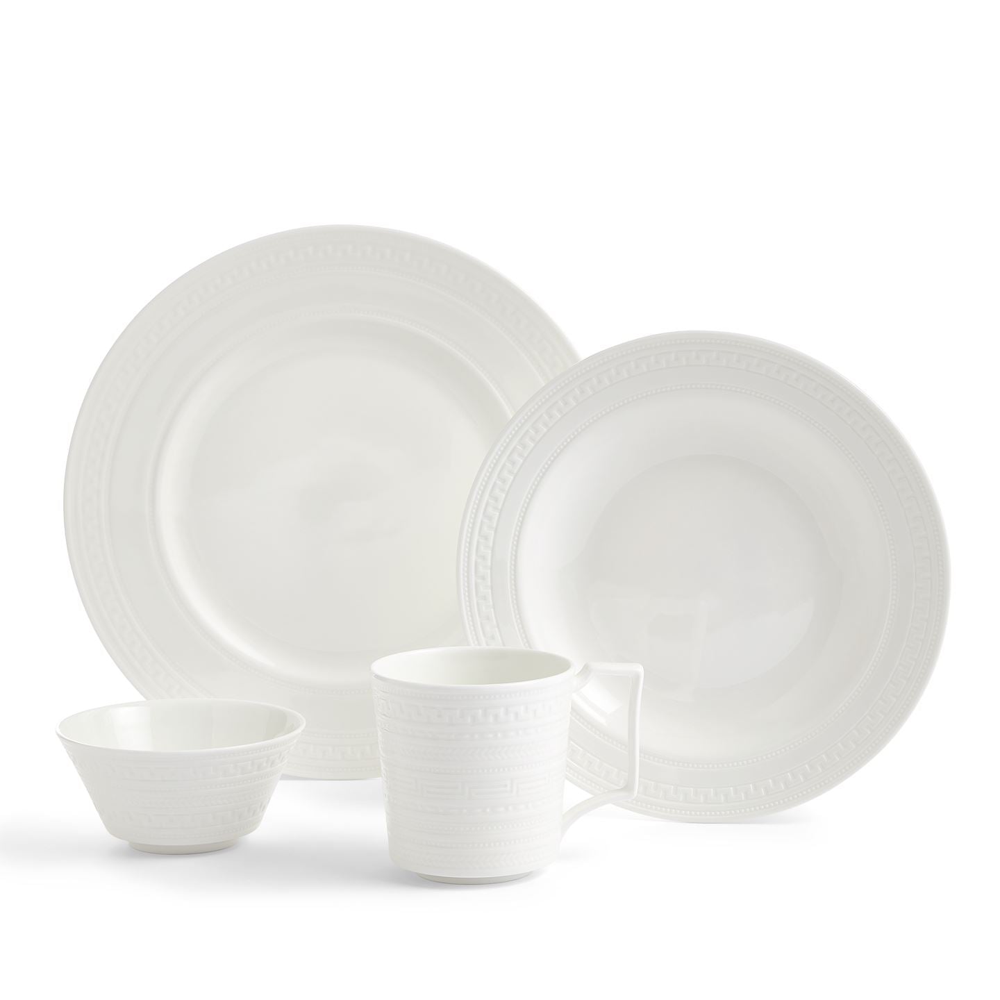 Intaglio 4 Piece Dinner Set