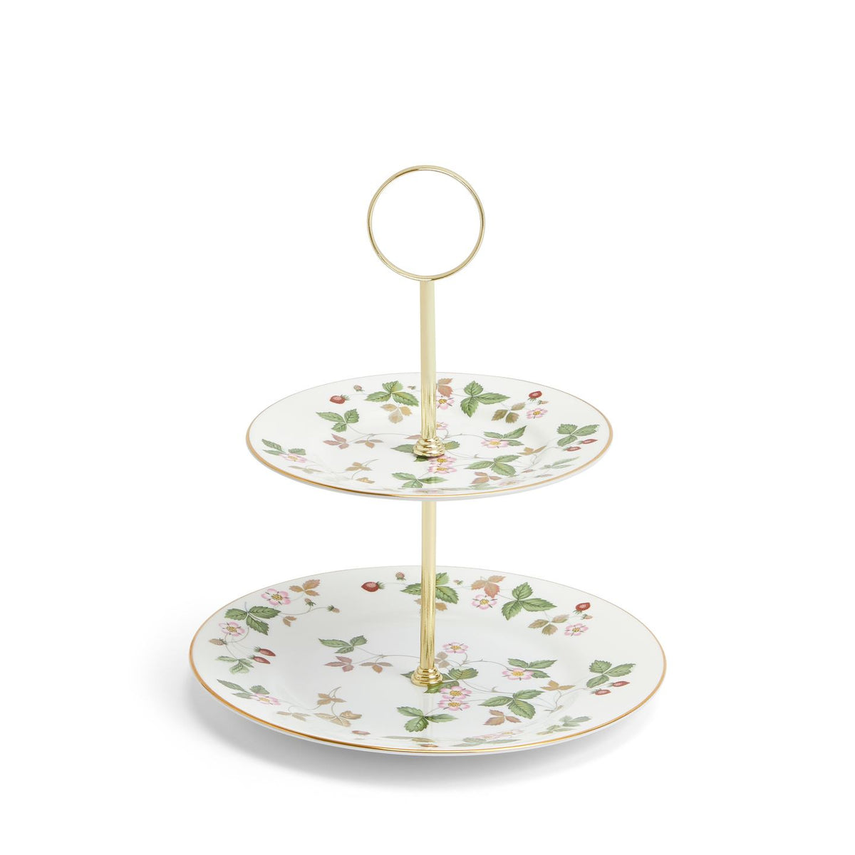 Wild Strawberry 2 Tier Cake Stand Small