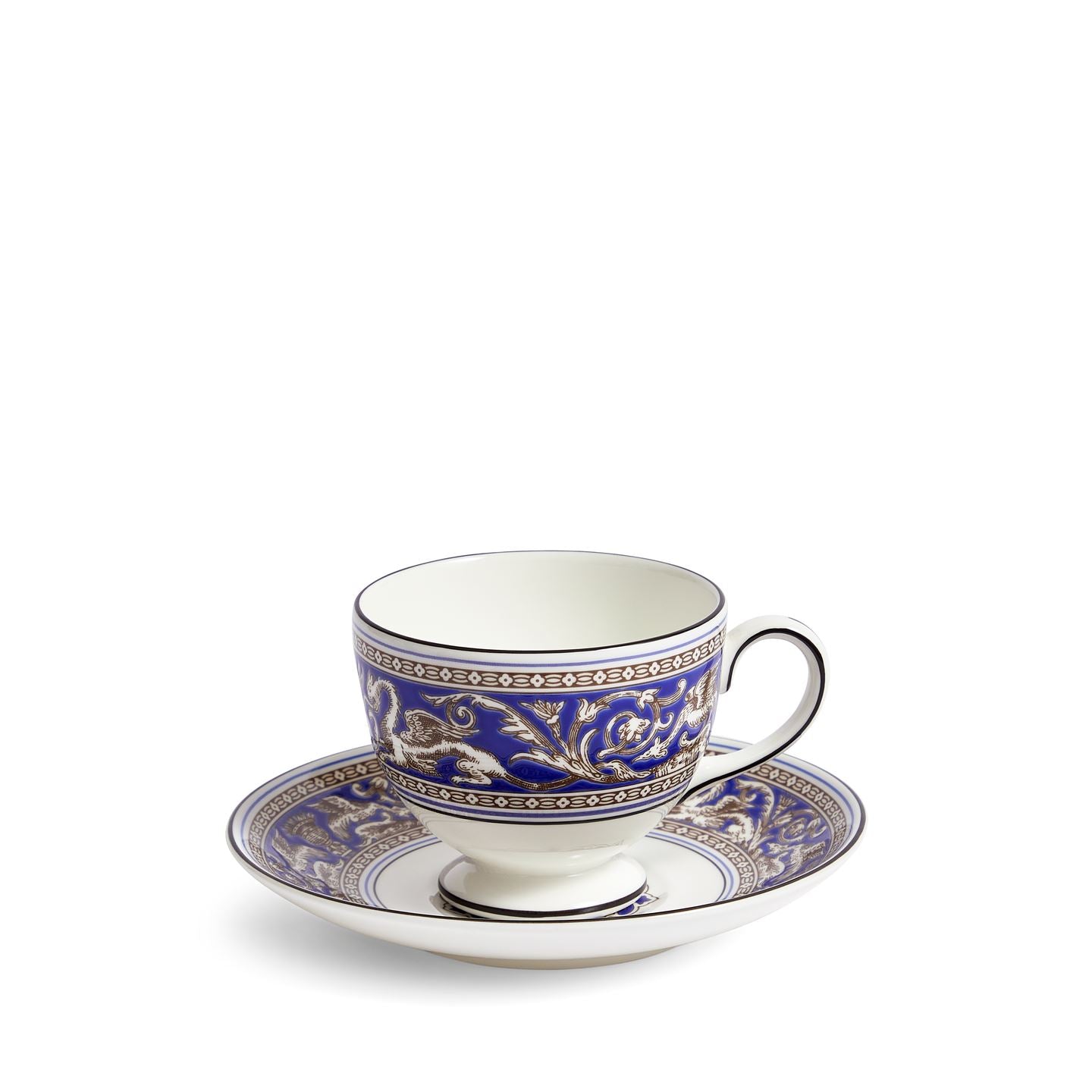 Florentine Turquoise Teacup Saucer | Wedgwood
