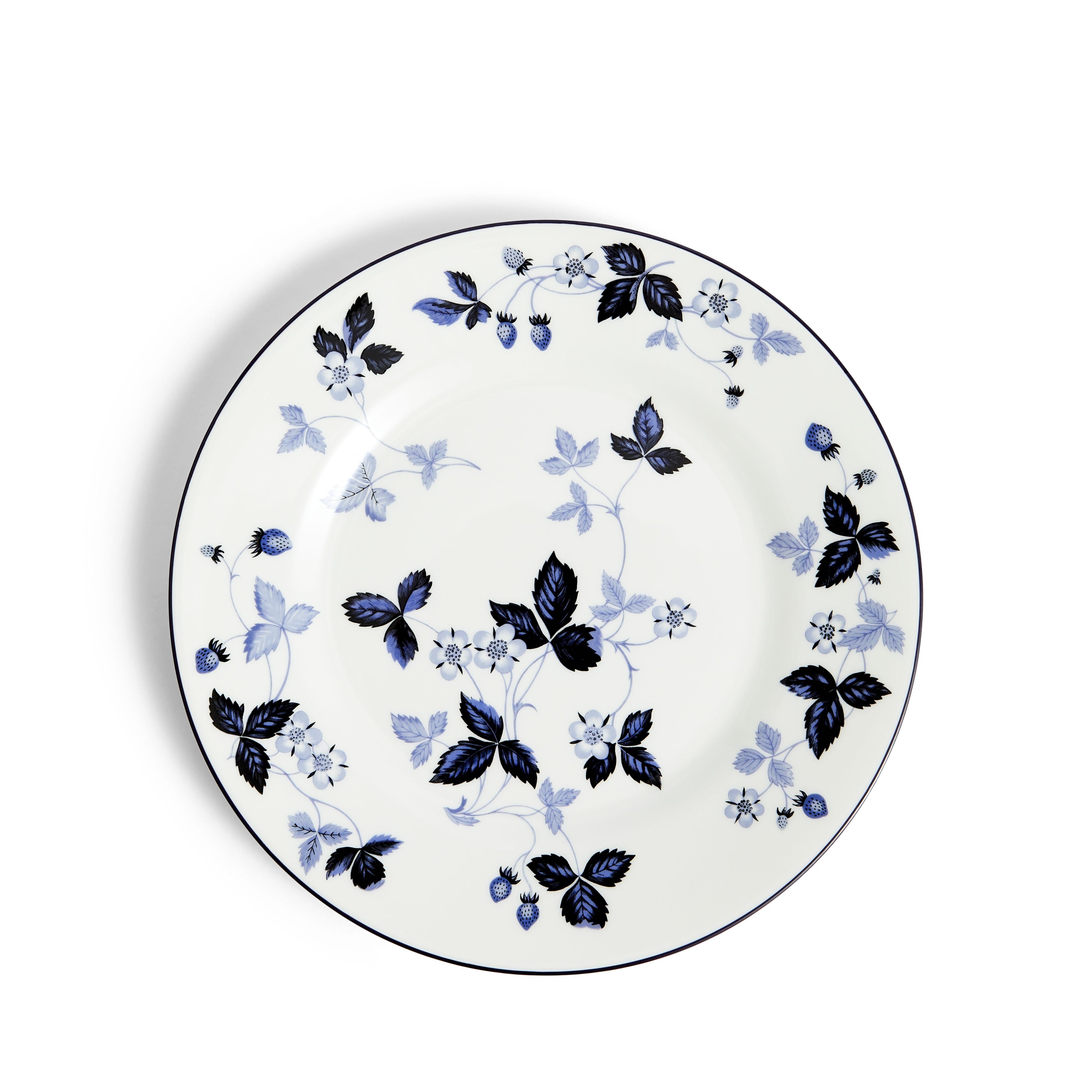 Wild Strawberry Inky Blue Salad Plate | Wedgwood