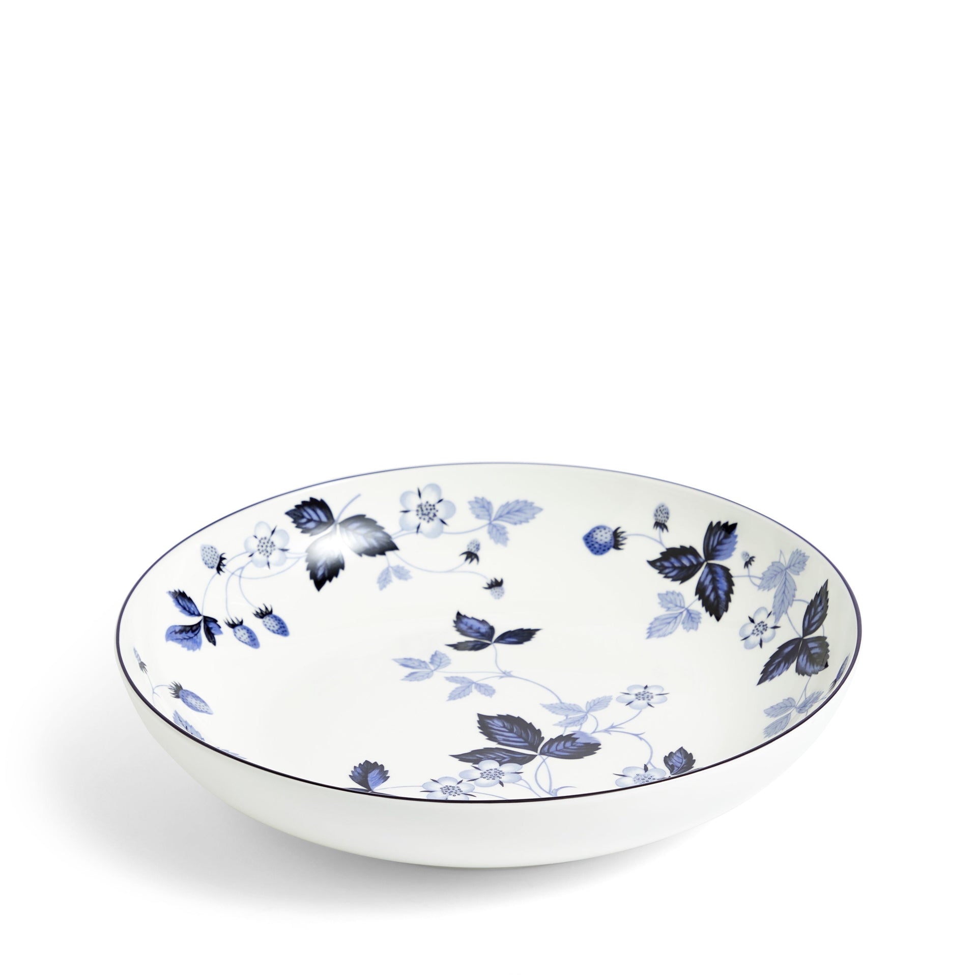 Wild Strawberry Inky Blue Pasta Bowl