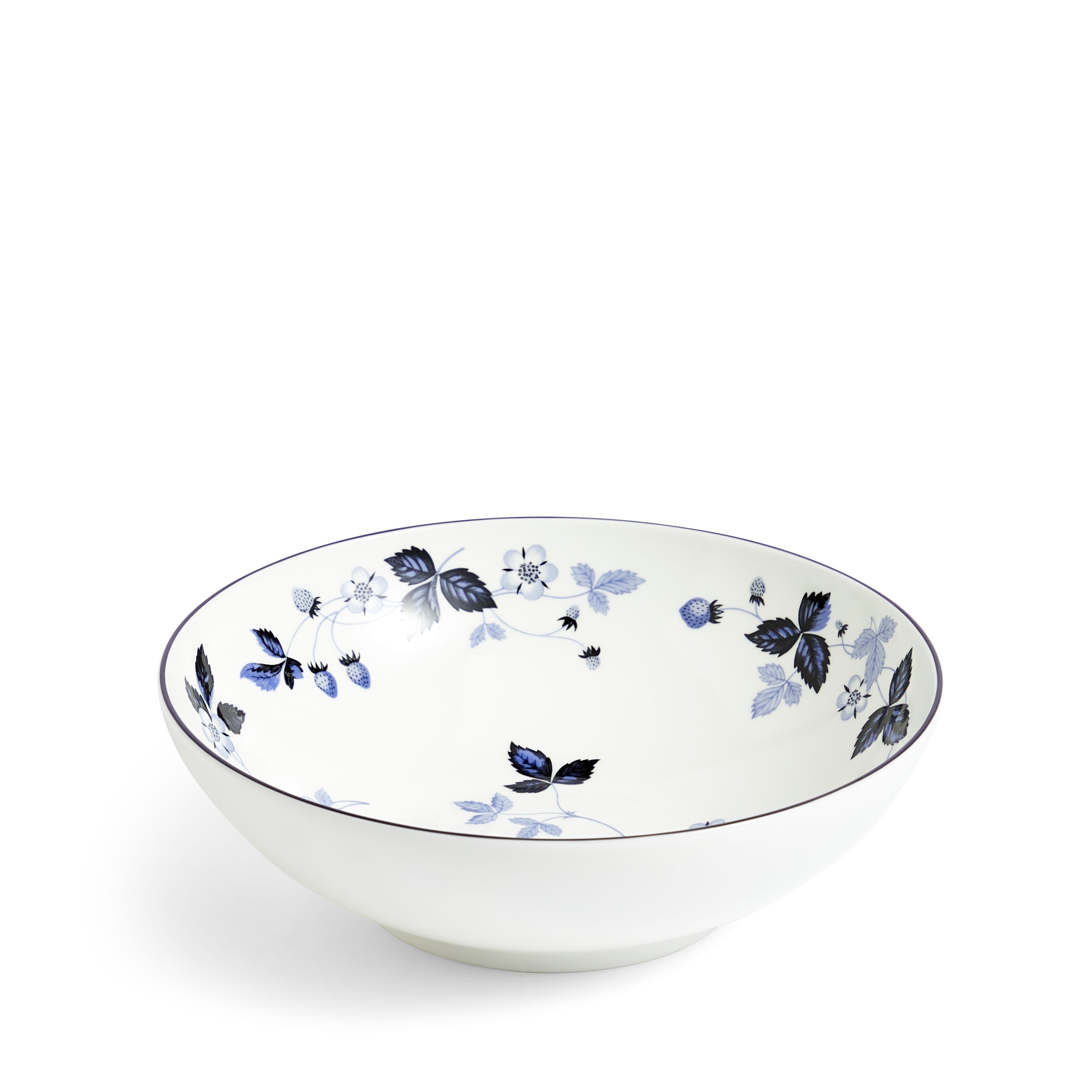 Wild Strawberry Inky Blue Cereal Bowl