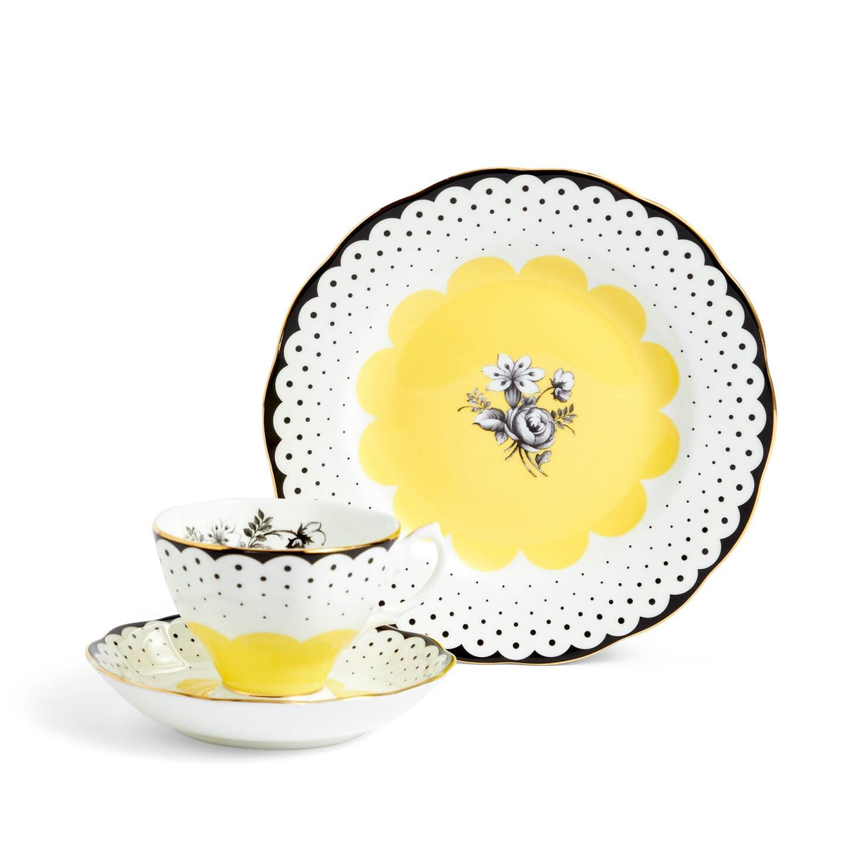 Teacup Saucer Plate 3 Piece Set Wanda 1920