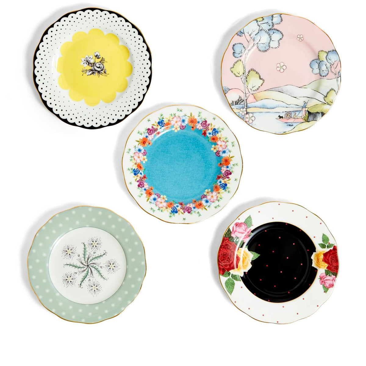 Plate 1920 1960 Set 5