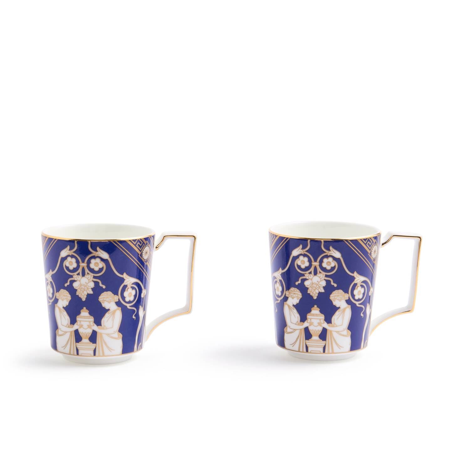 Renaissance Accents Gold Mug Set of 2