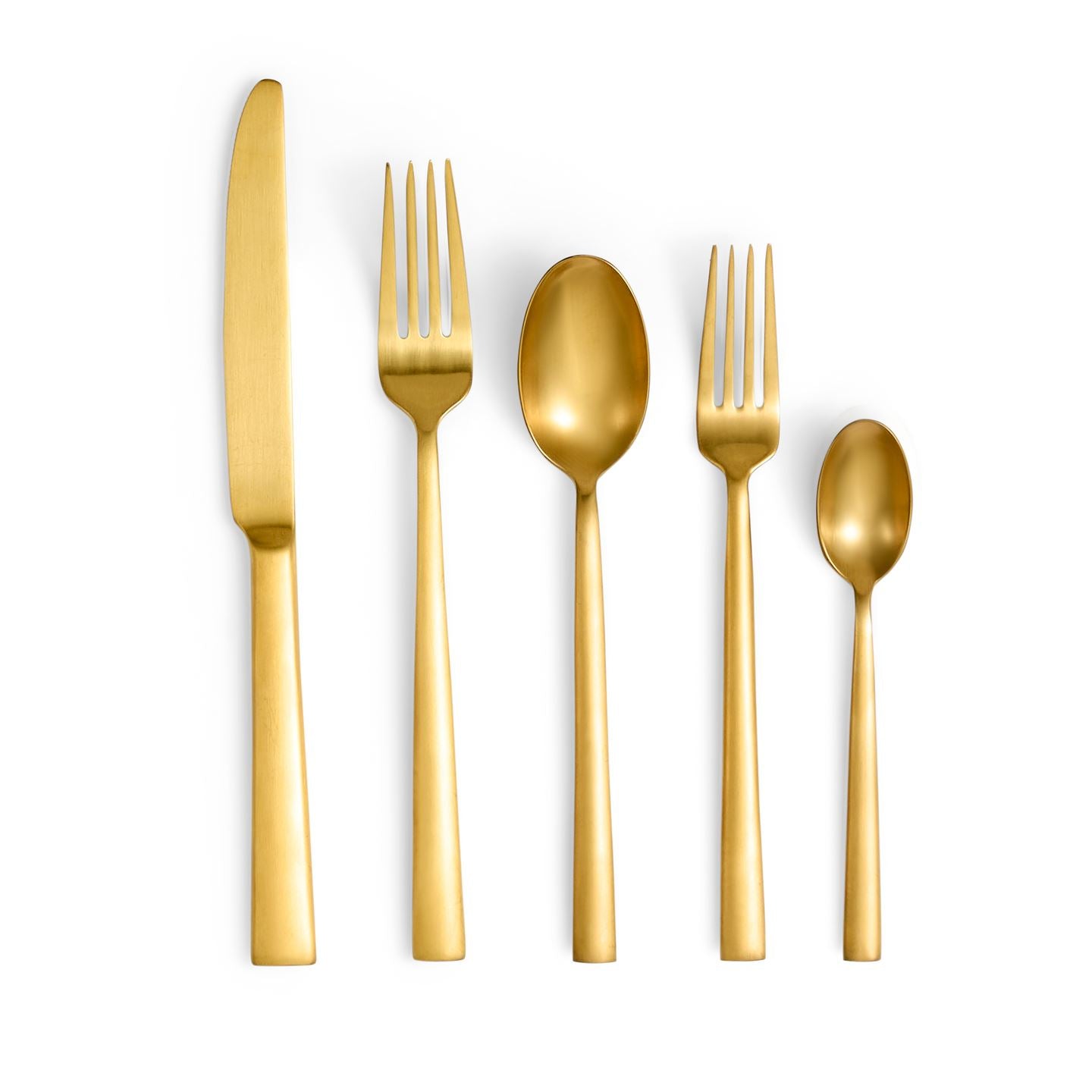 Renaissance Cutlery 5pc Gold