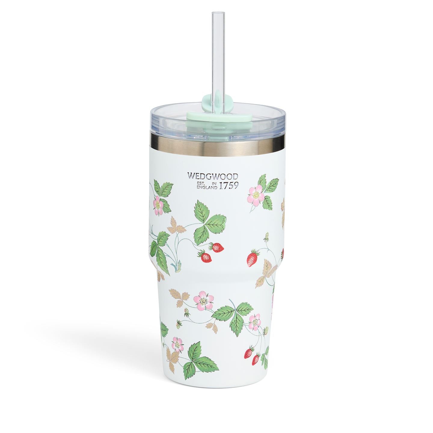 Wild Strawberry Tumbler with Straw