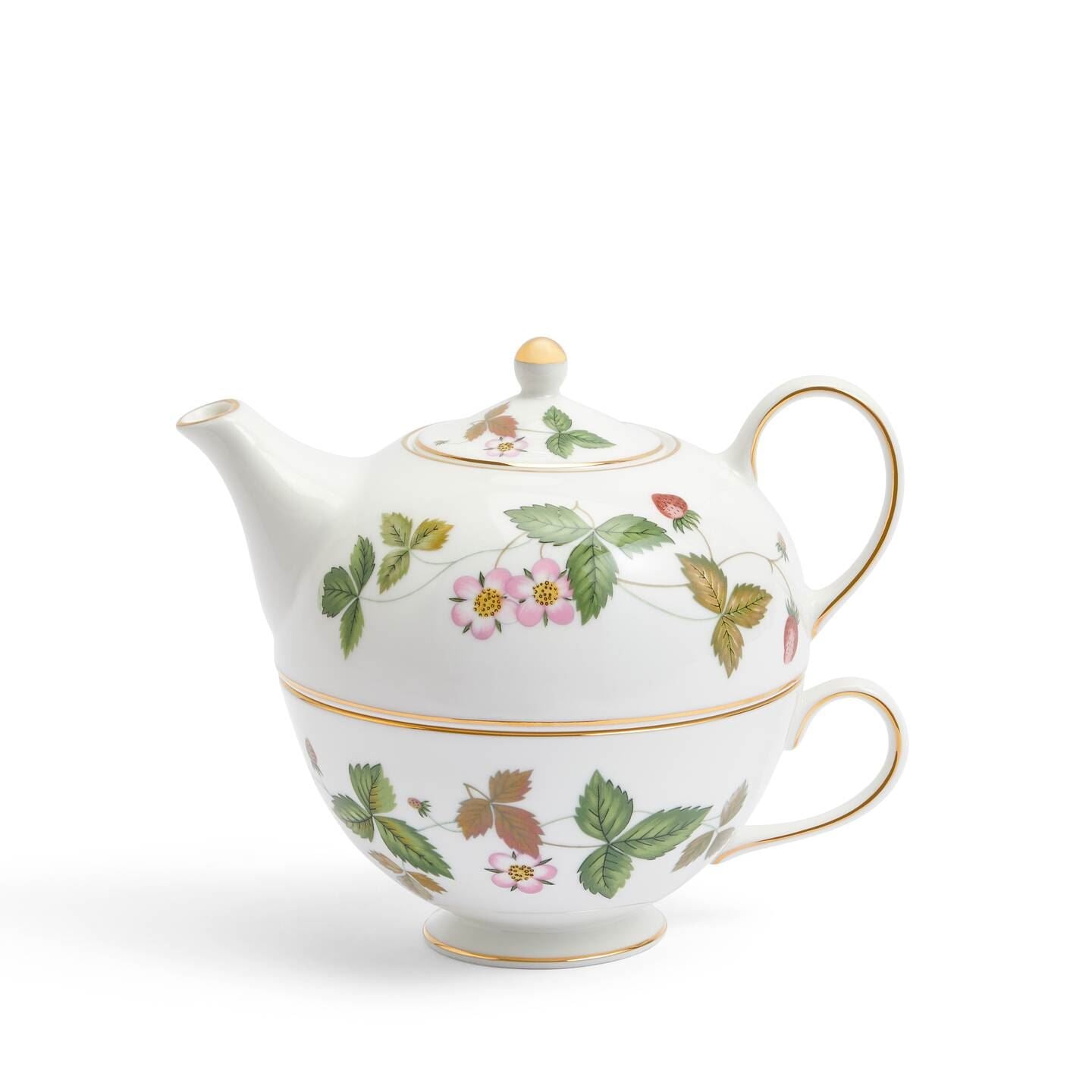 Wild Strawberry Gold Tea for One