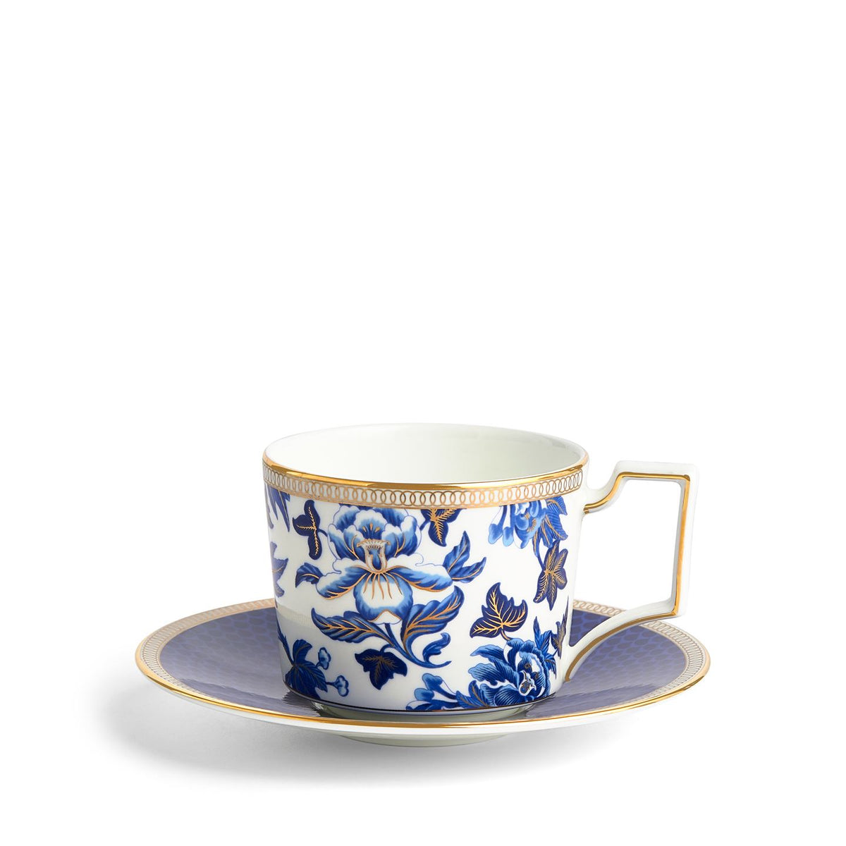 Hibiscus Teacup and Saucer | Wedgwood