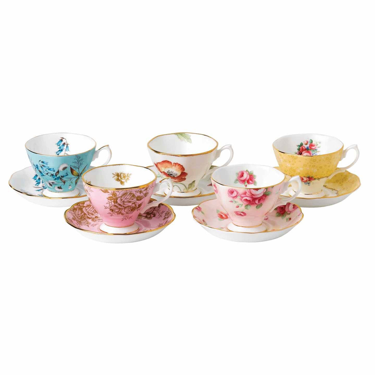 Royal Albert 100 Years of Royal Albert 10 Piece Set (1950-1990 