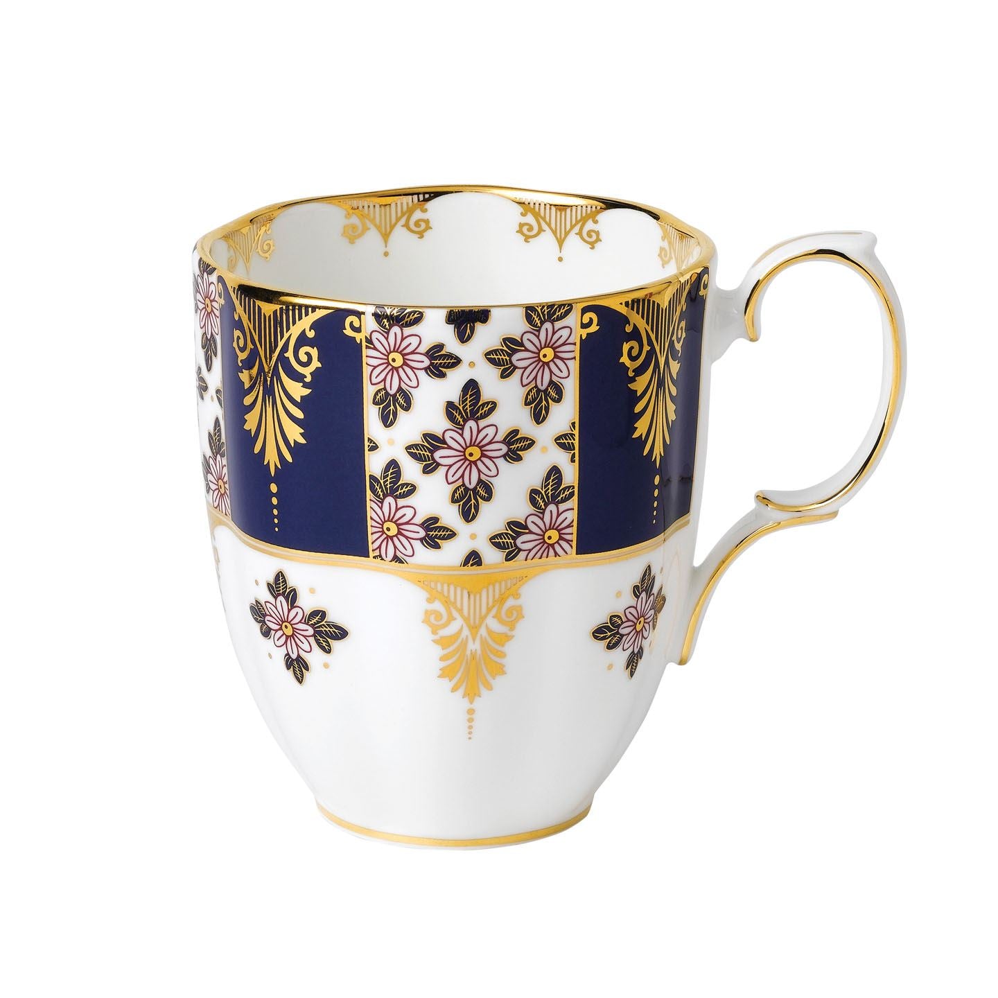 Royal Albert 100 Years of Royal Albert 1900 Regency Blue Mug