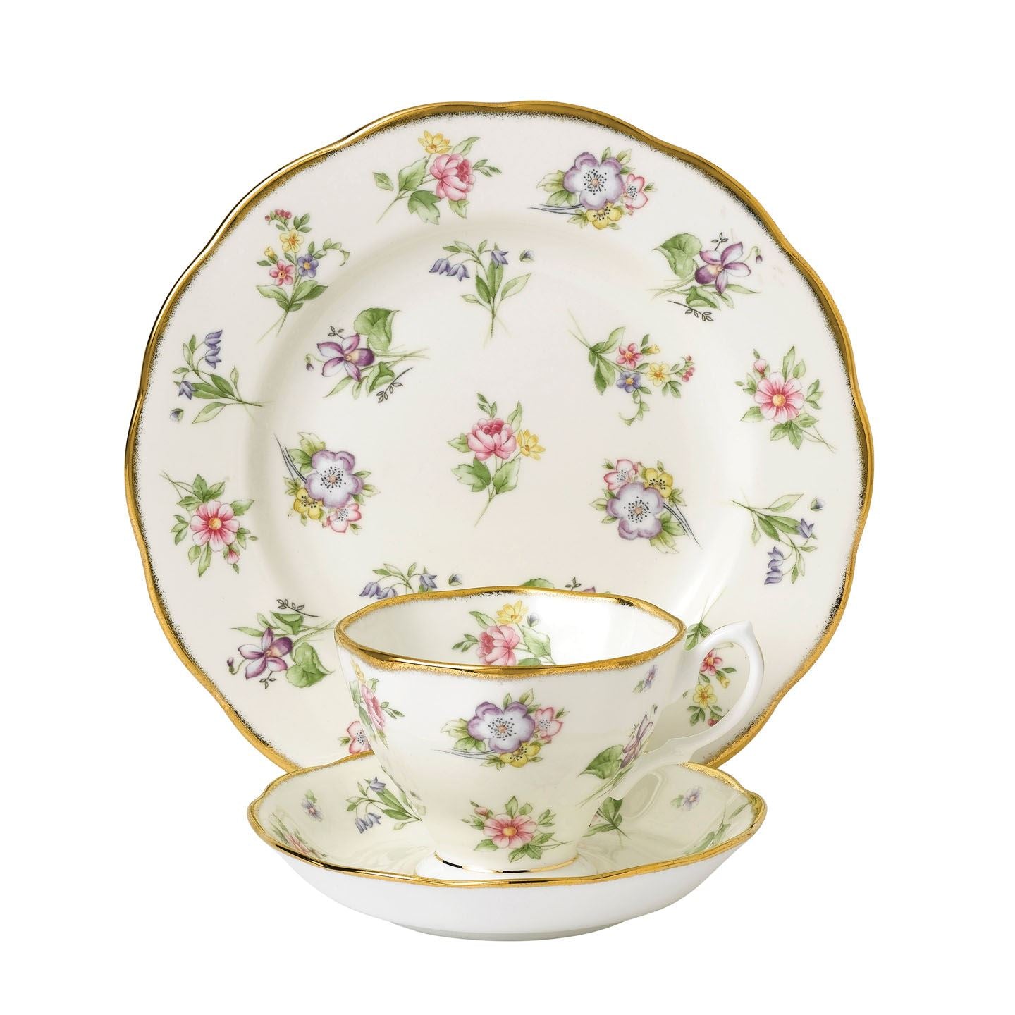 Royal Albert 100 Years of Royal Albert 1920 Spring Meadow 3 Piece Set