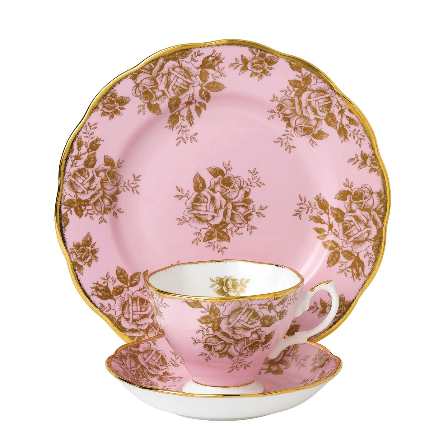 Royal Albert 100 Years of Royal Albert 1940 English Chintz 3 Piece
