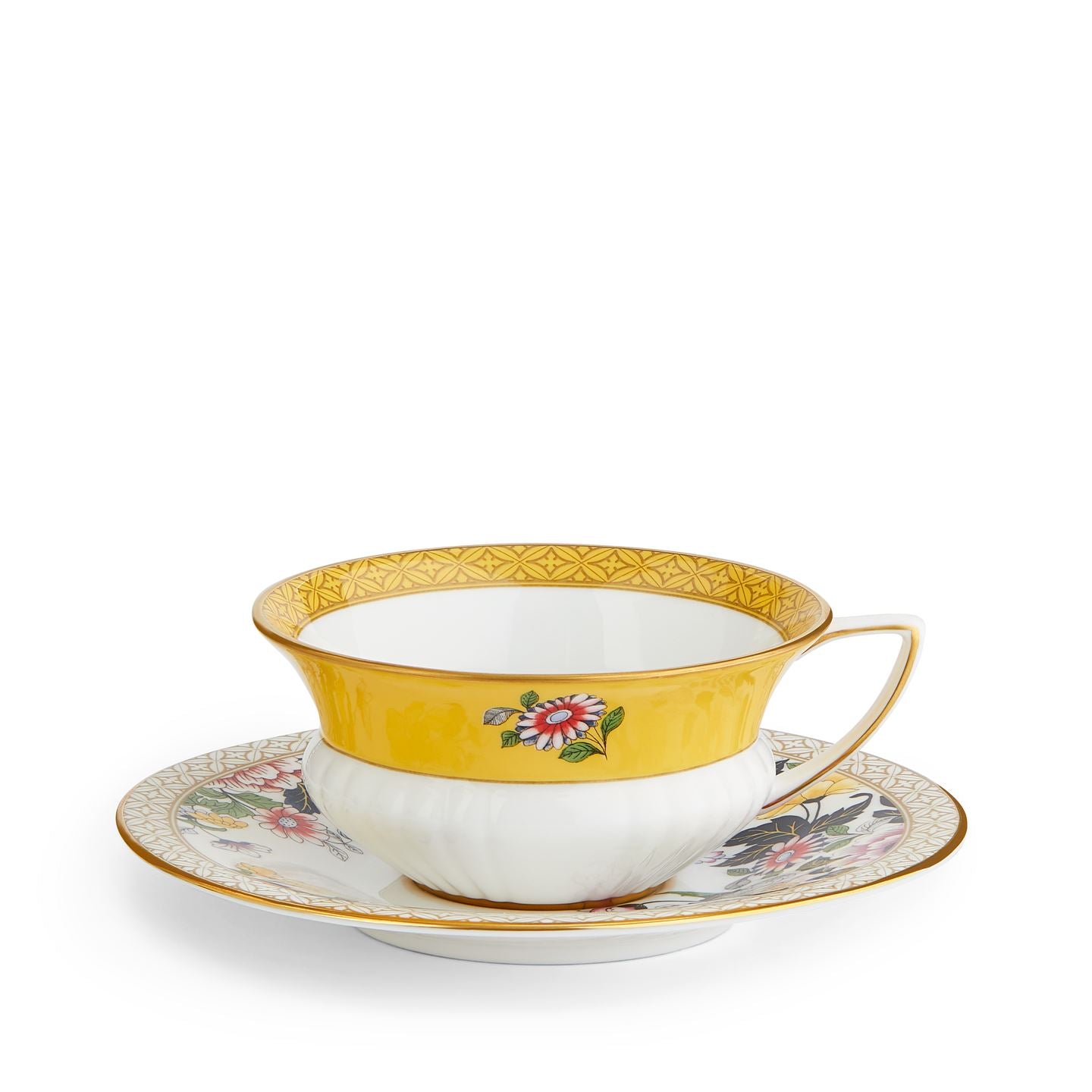 Wonderlust Primrose Teacup and Saucer