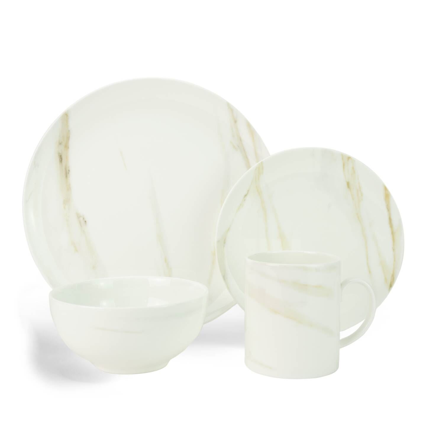 Vera Wang Venato Imperial 4 Piece Dinner Setting