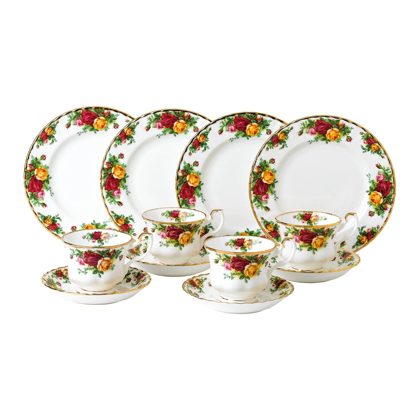 Royal Albert Old Country Roses 12 Piece Set | Wedgwood