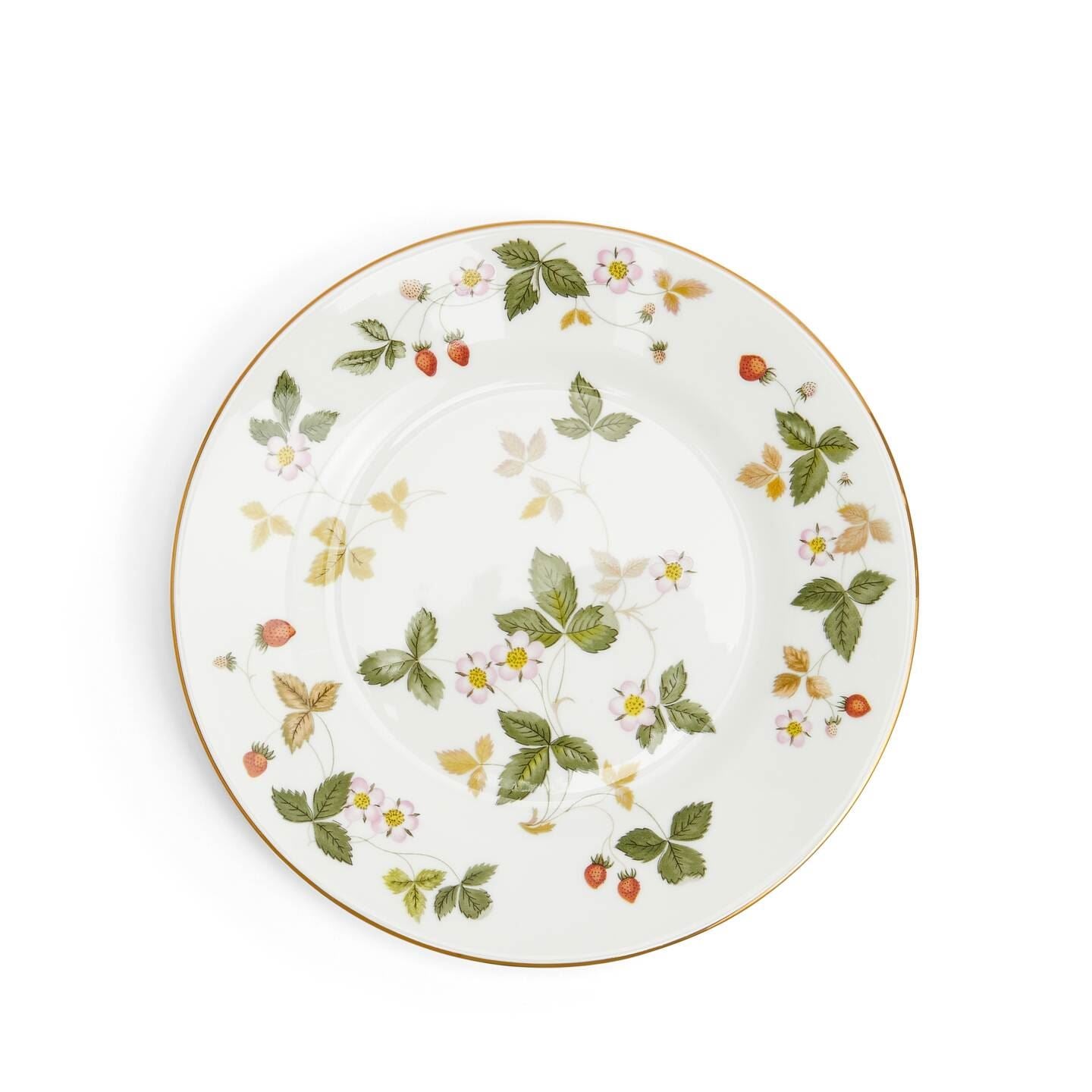 Wild Strawberry Gold Bread and Butter Plate | Wedgwood