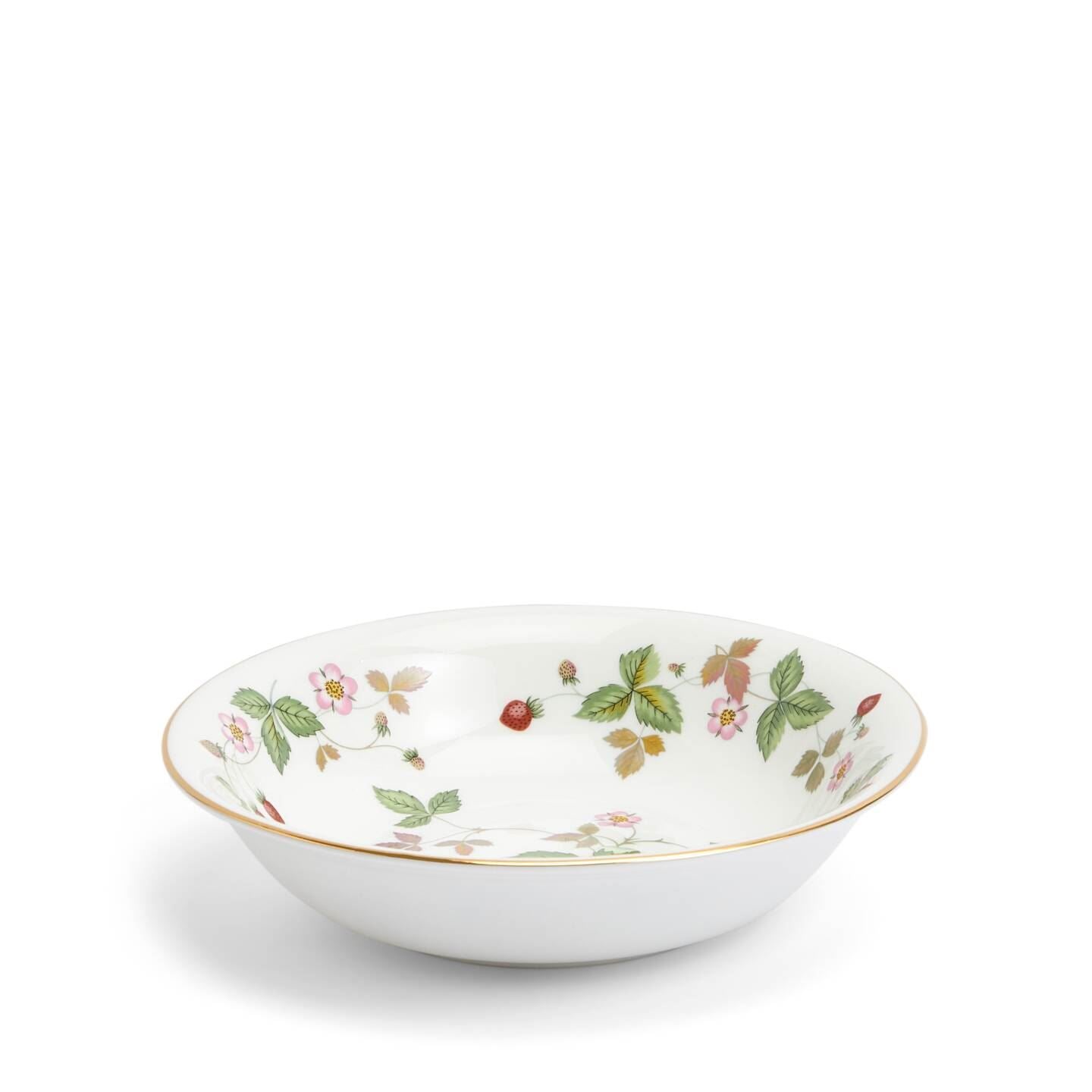 Wild Strawberry Gold Cereal Bowl Small