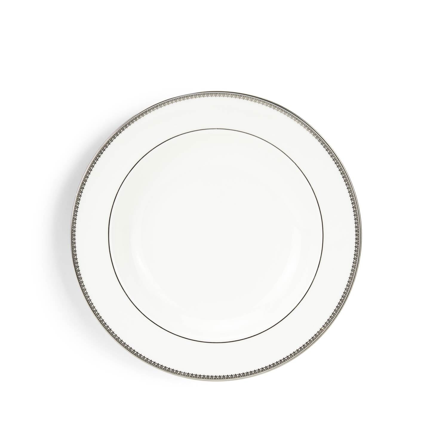 Vera Wang Lace Platinum Soup Plate