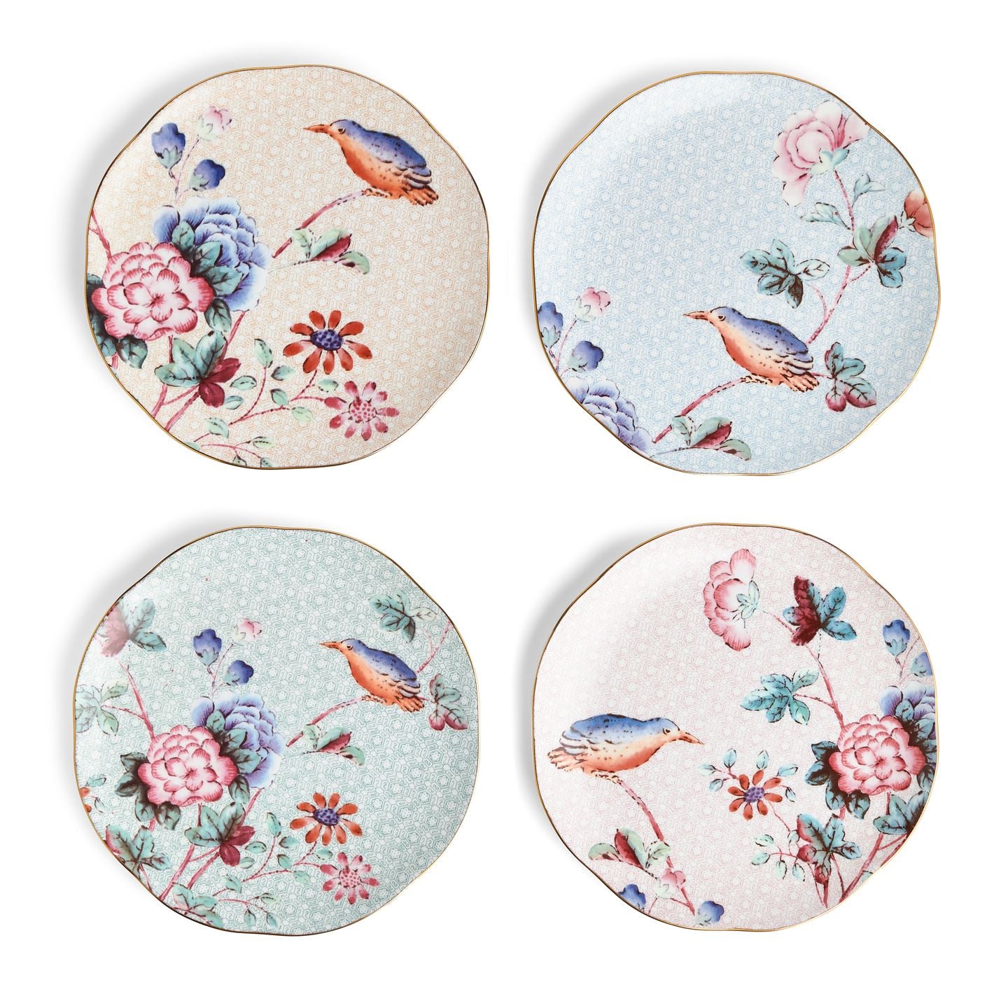 Cuckoo Tea Plate , Set of 4