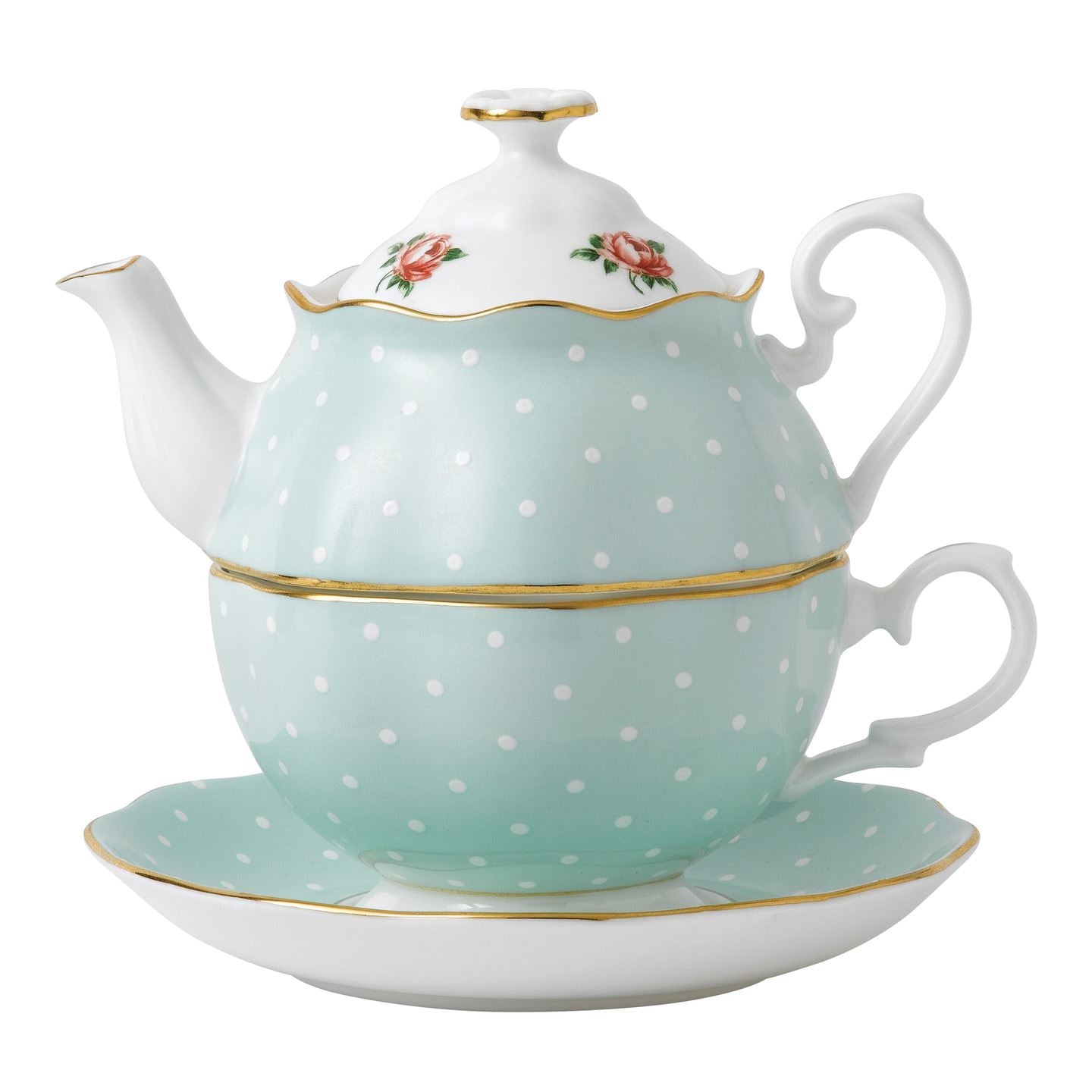 Royal Albert Polka Rose Tea for One | Wedgwood