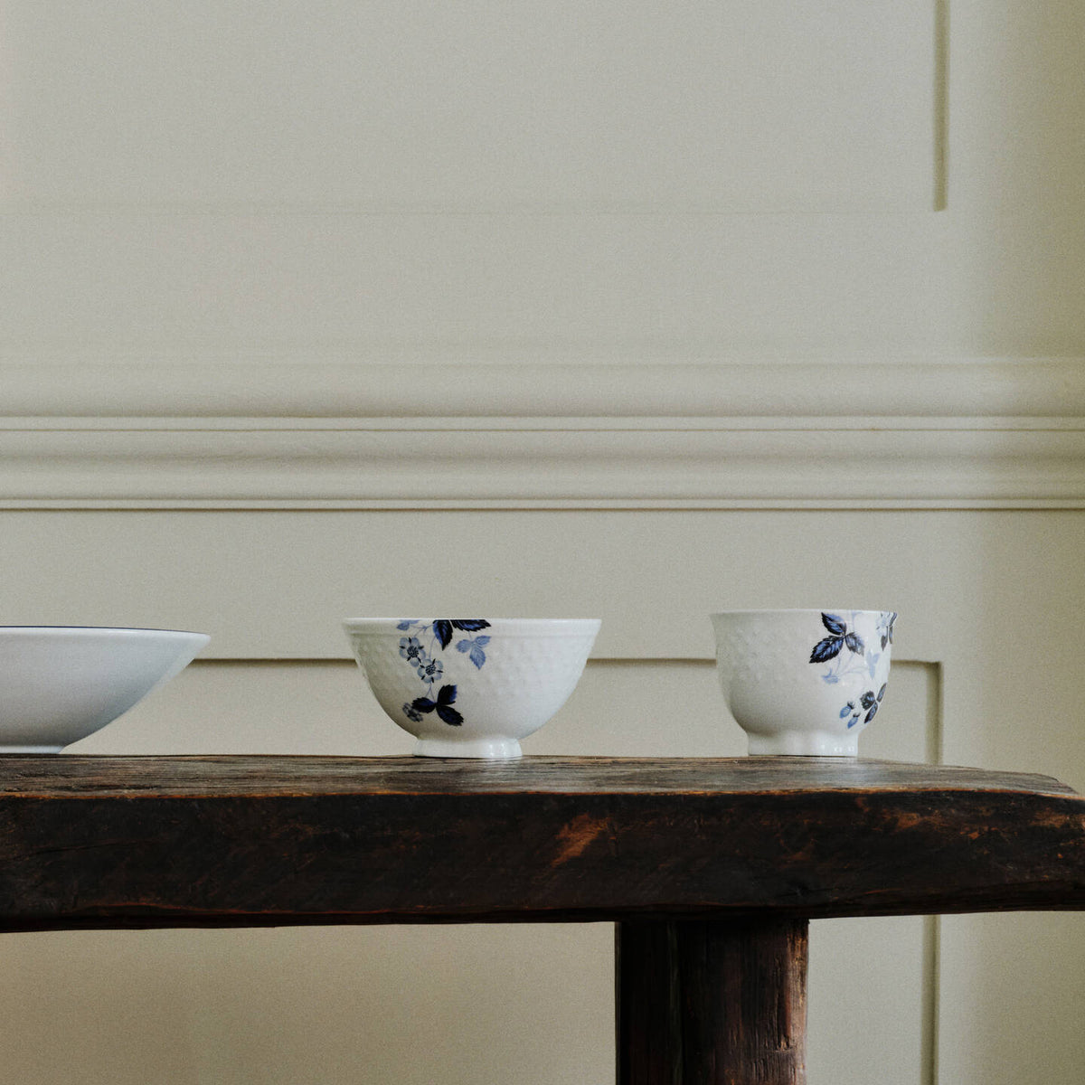 Wild Strawberry Inky Blue Soy Dish Set of 5