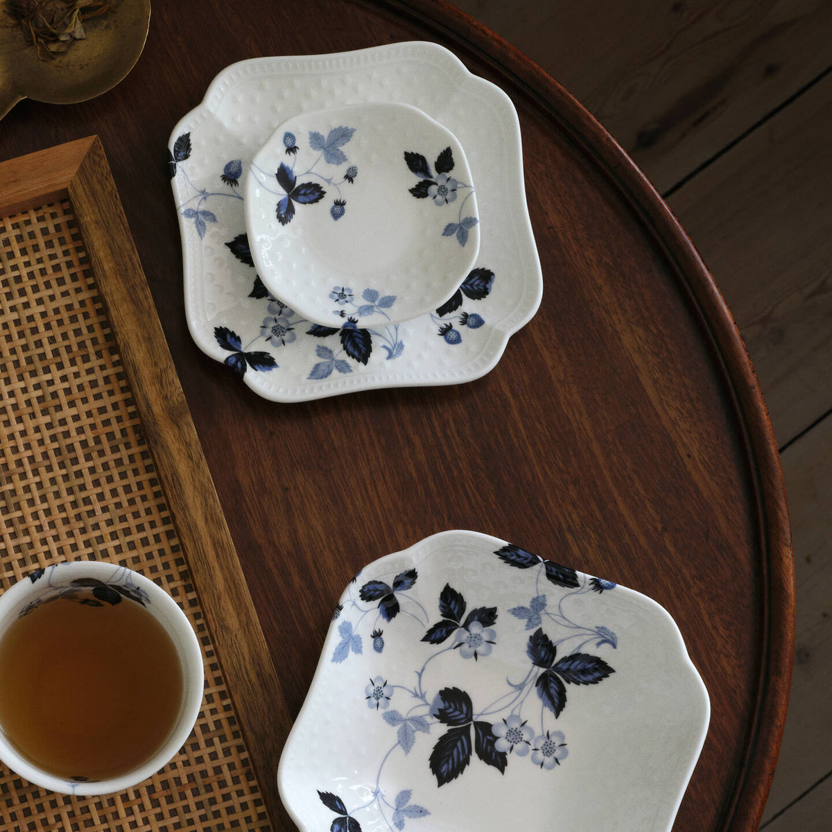 Wild Strawberry Inky Blue Plate